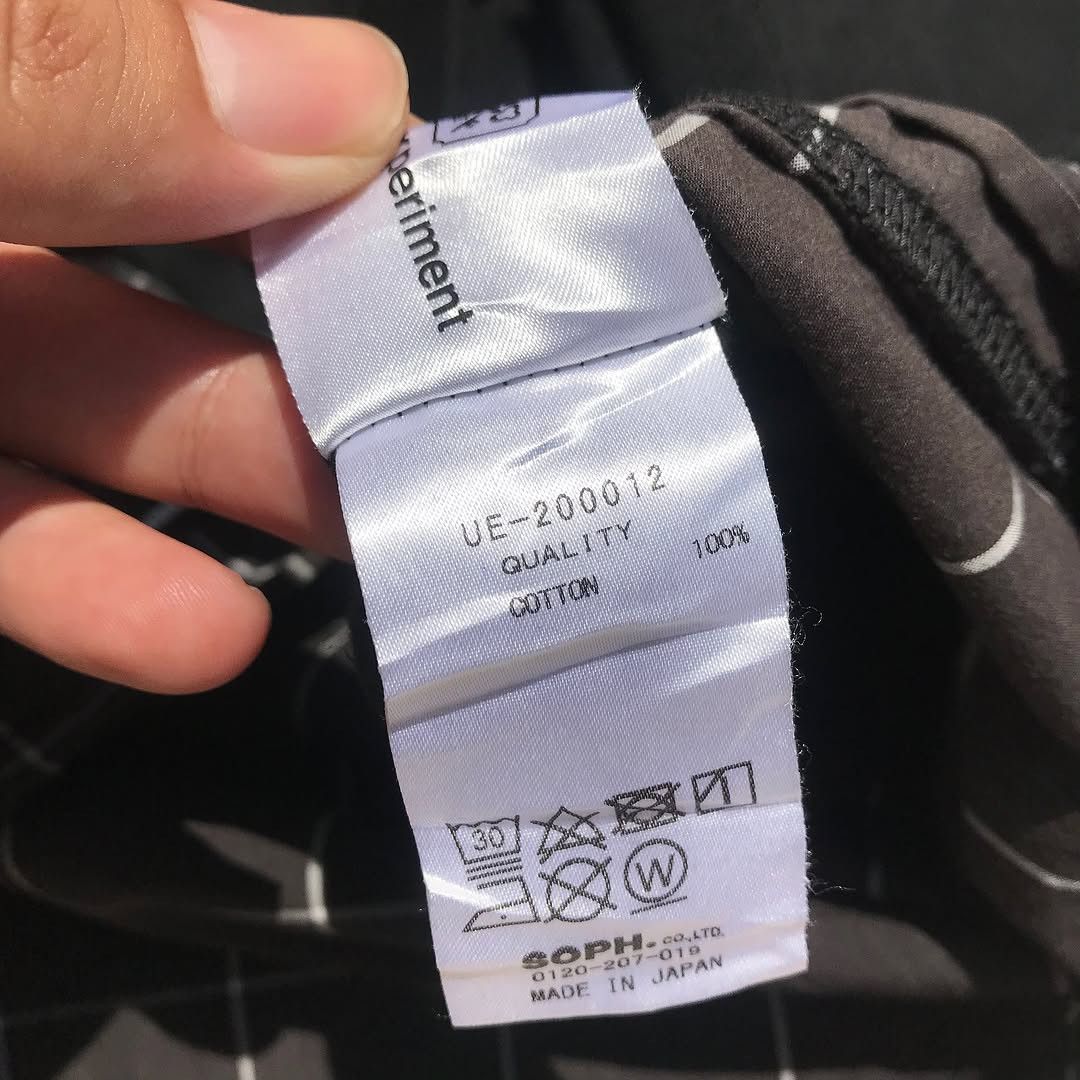 Sophnet. Uniform Experiment X Sophnet Hiroshi Fujiwara Black T shirt Size US L / EU 52-54 / 3 - 9 Thumbnail