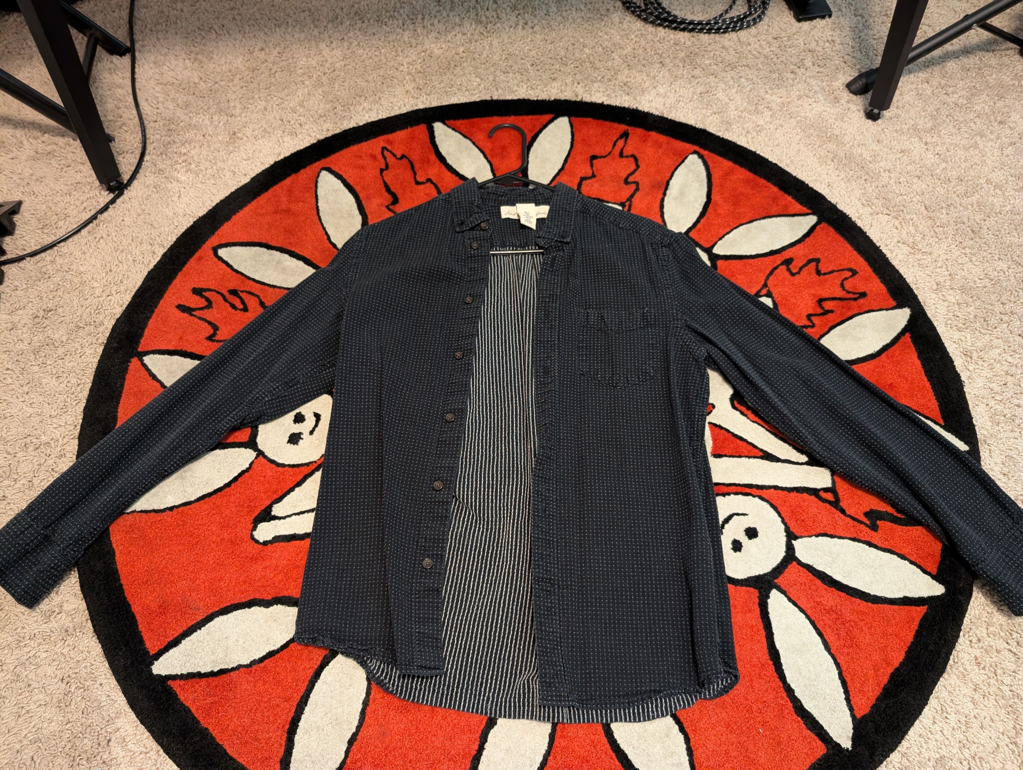 H&M Black Dotted Shirt Size US S / EU 44-46 / 1 - 1 Thumbnail