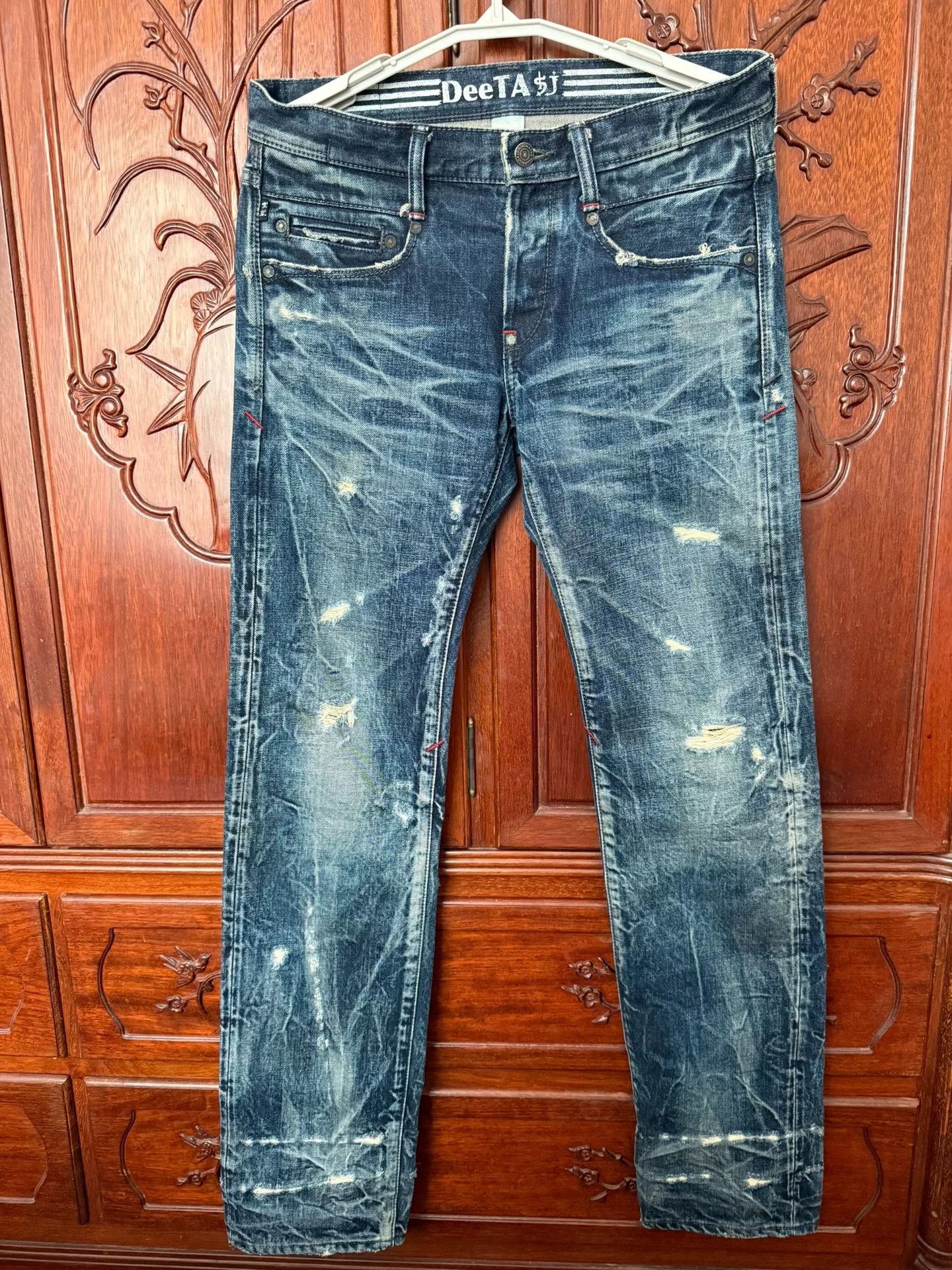 Vintage W32 Skull Jeans x Deeta Collaboration Size US 32 / EU 48 - 1 Thumbnail