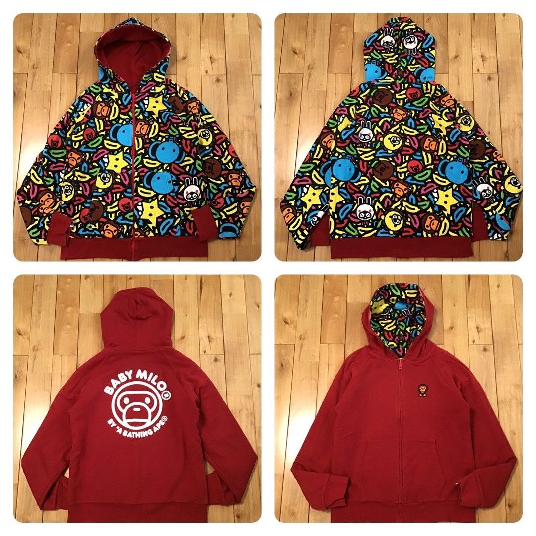 Bape × Nigo 🔥Reversible🔥 BAPE Milo Animal Safari zip hoodie APE NIGO Size US M / EU 48-50 / 2 - 1 Thumbnail