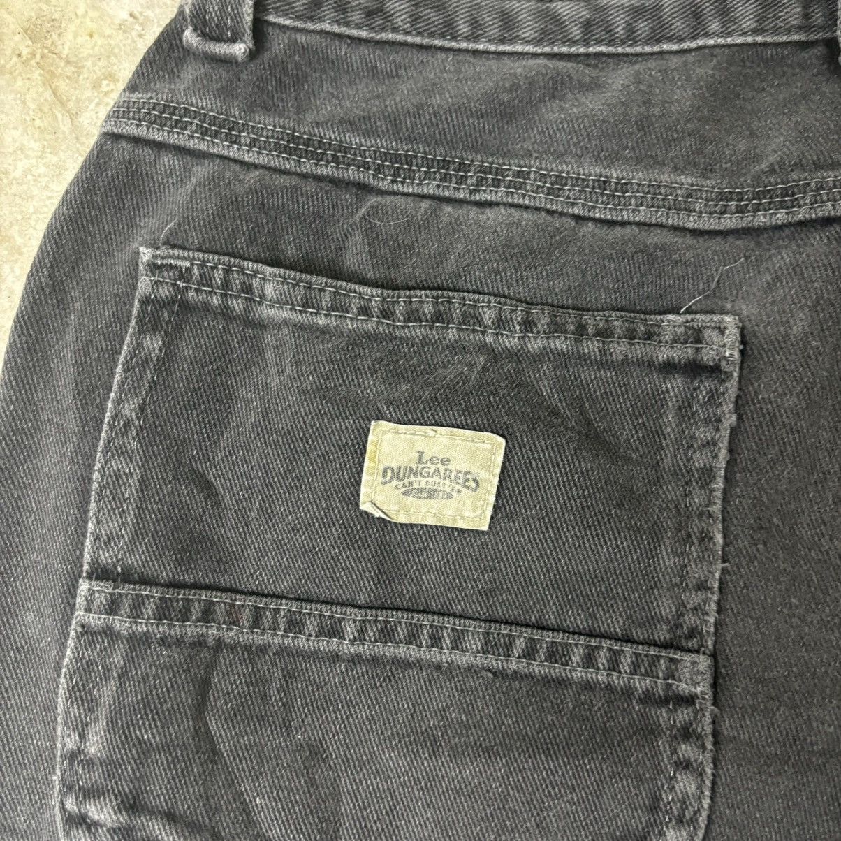 Lee × Vintage VINTAGE LEE DUNGAREE BLACK DENIM Size US 32 / EU 48 - 4 Thumbnail