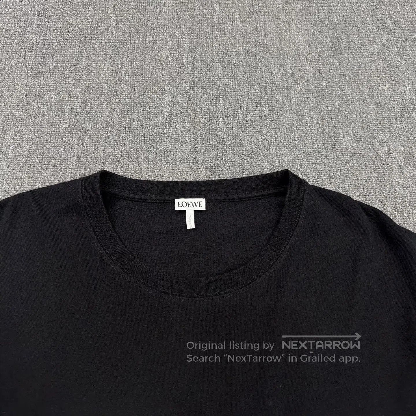 Loewe Loewe Chest Embroidered Logo Black T-Shirt. Size US XXL / EU 58 / 5 - 3 Thumbnail