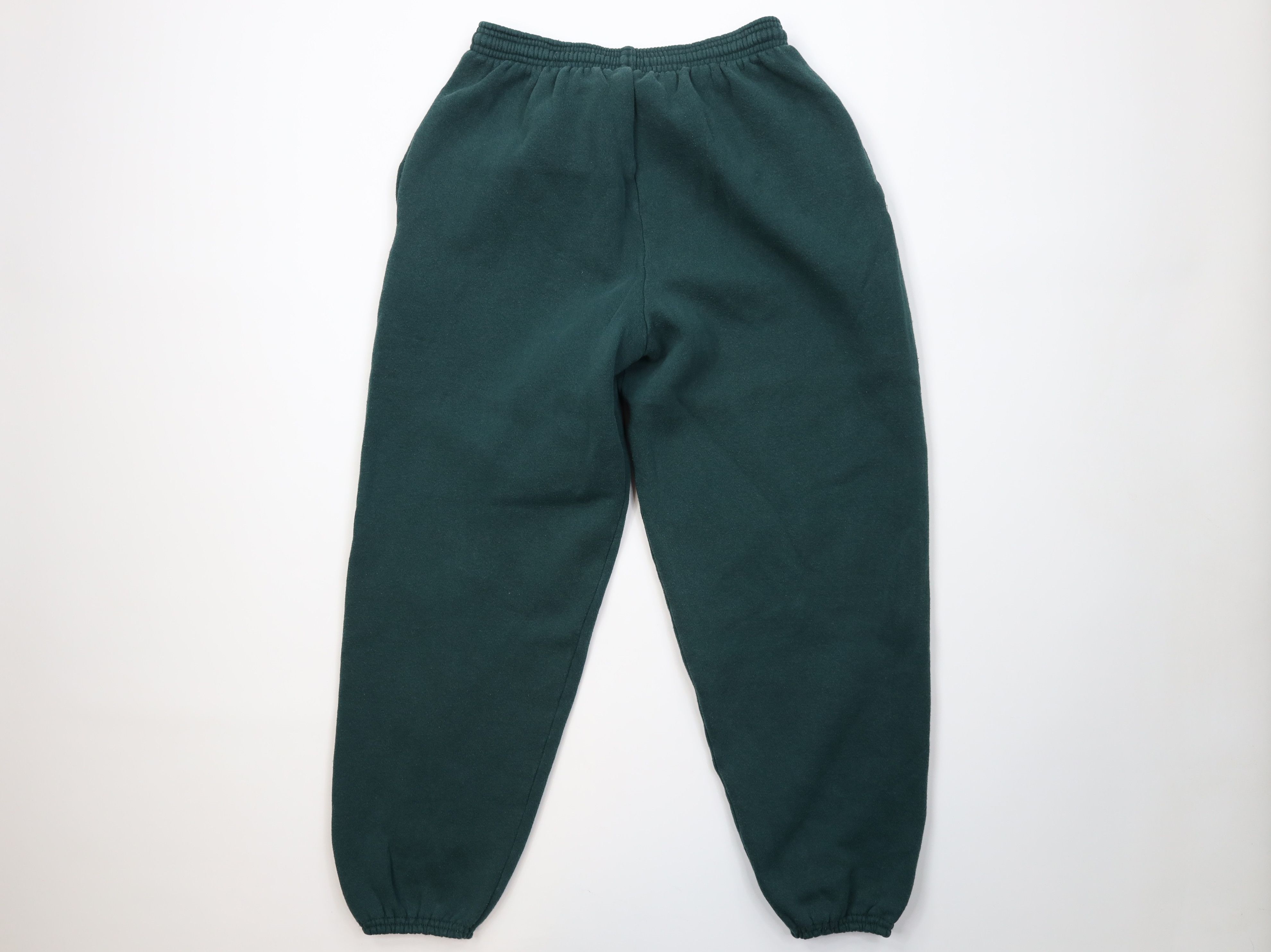 Vintage Vintage 90s Streetwear Heavy Sweatpants Joggers Pants Green Size US 38 / EU 54 - 9 Thumbnail