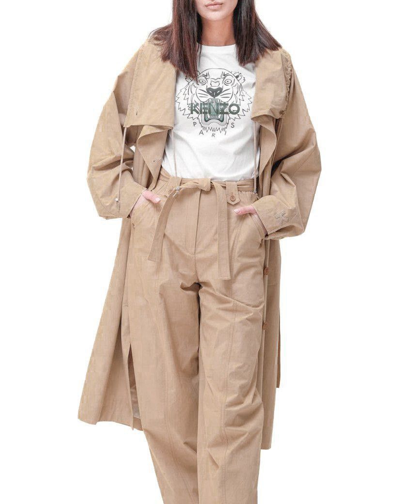 Kenzo KENZO / Oversized Cotton Trench Coat Size XXS / US 00 / IT 34 - 5 Thumbnail