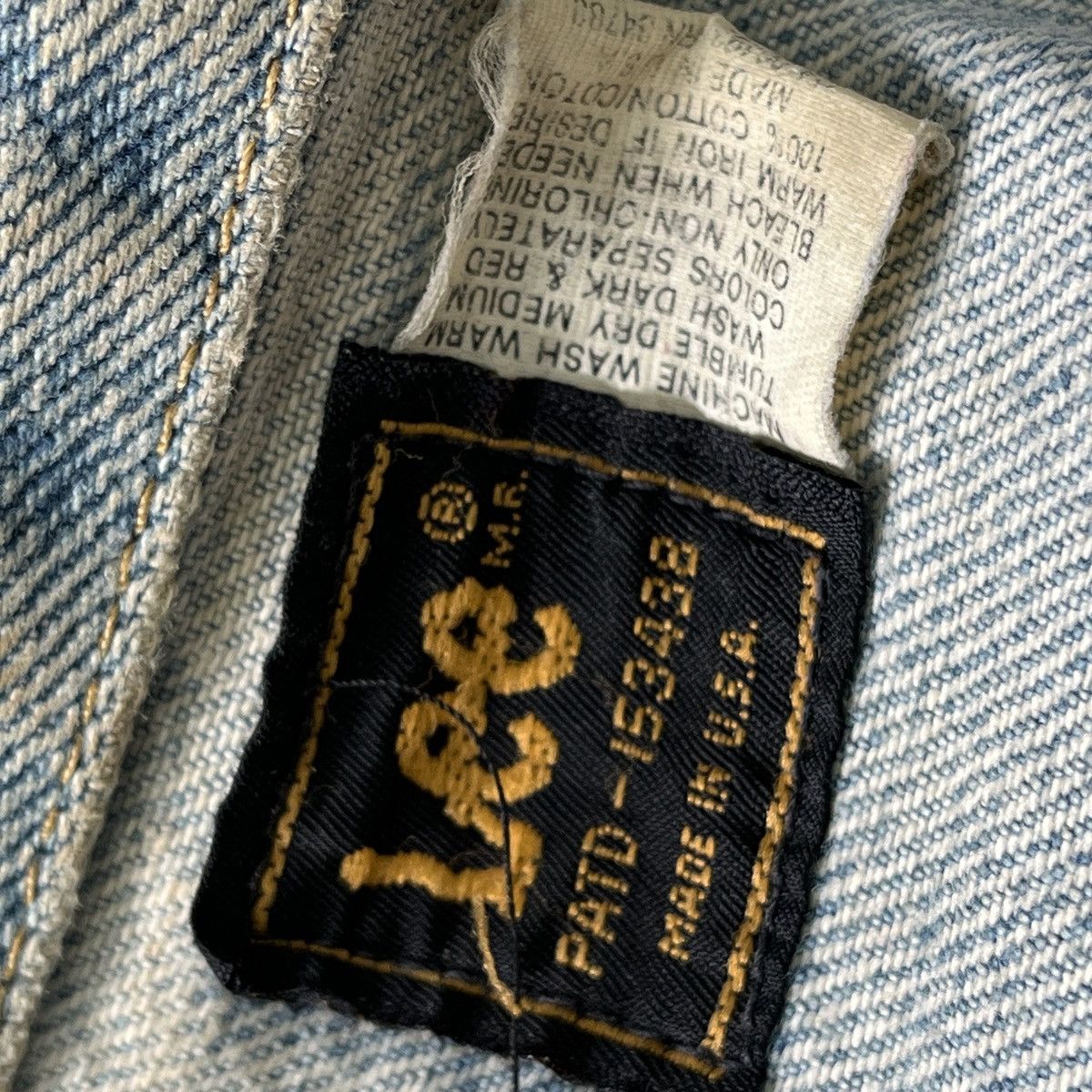 Dion Lee Vintage 1980s Lee Storm Denim Trucker Jacket Made In USA Size US M / EU 48-50 / 2 - 14 Thumbnail