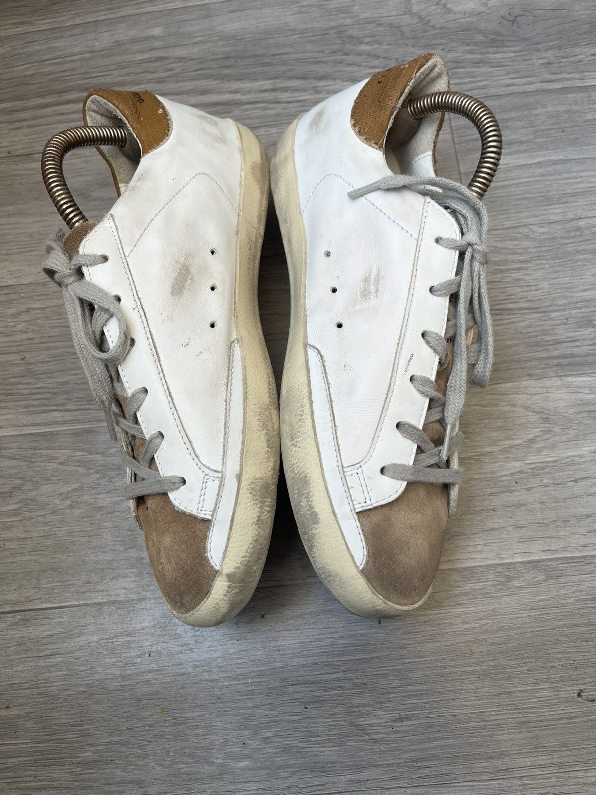 Golden Goose Golden goose superstar low-top distressed sneakers Size US 9 / IT 39 - 8 Thumbnail