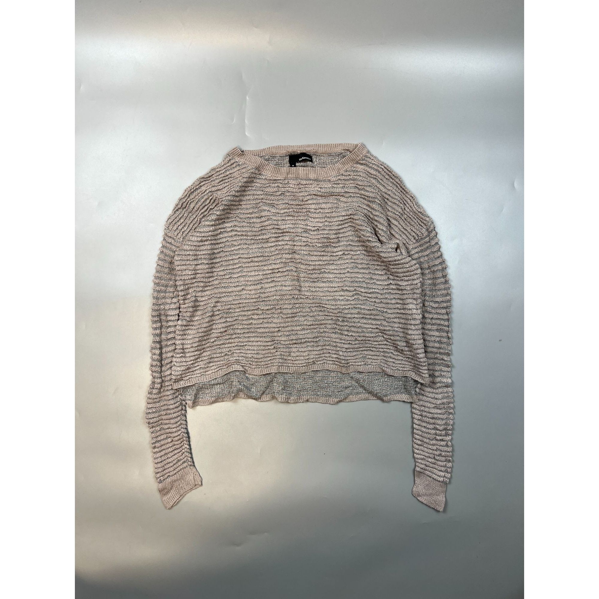 The Kooples The Kooples Linen Cotton Shortened Sweater (Y0672) Size M / US 6-8 / IT 42-44 - 1 Thumbnail