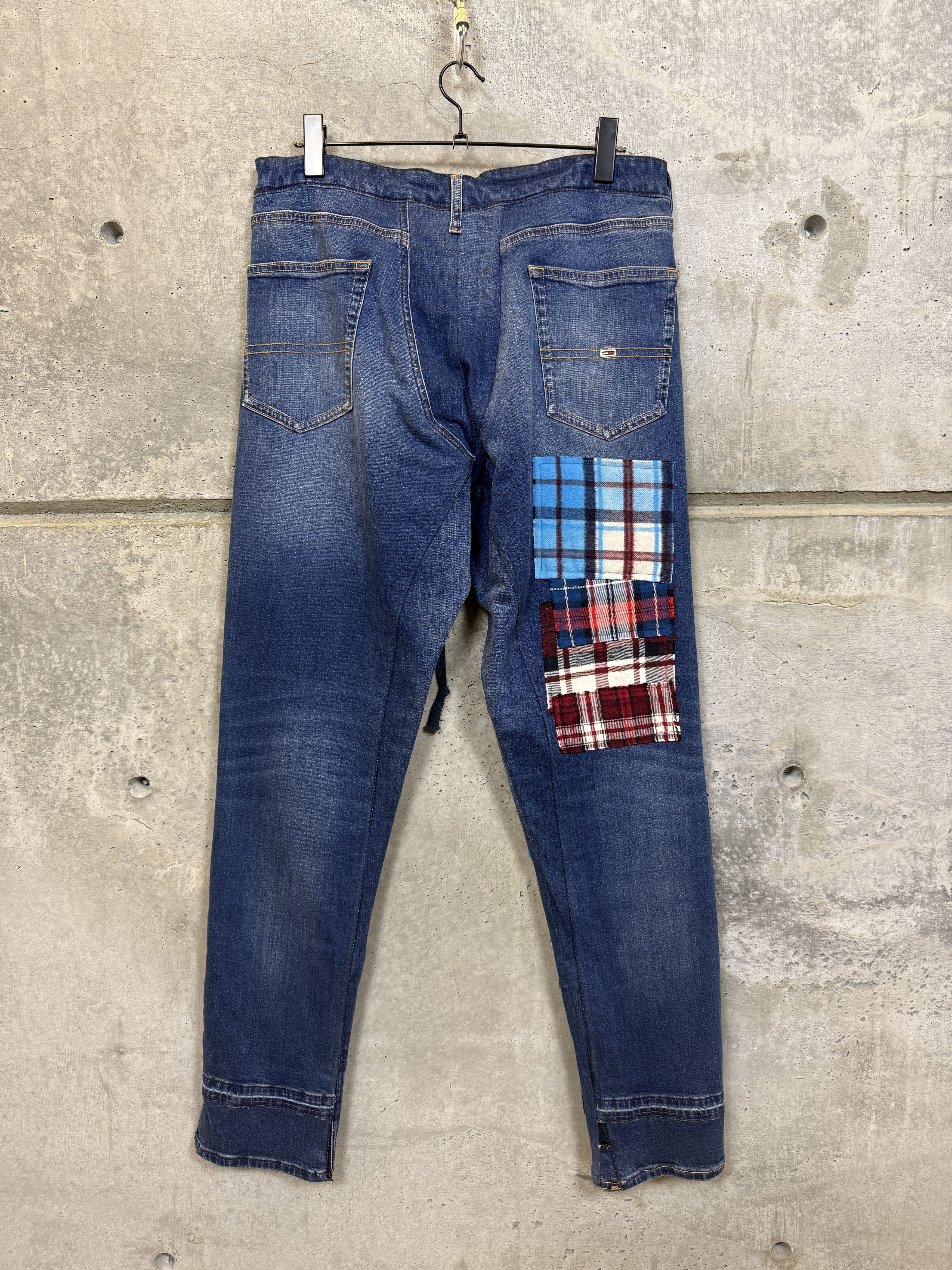 Greg Lauren × Tommy Hilfiger Greg Lauren x Tommy Hilfiger Artist Proof Denim Flannel Pant Size US 33 - 2 Thumbnail