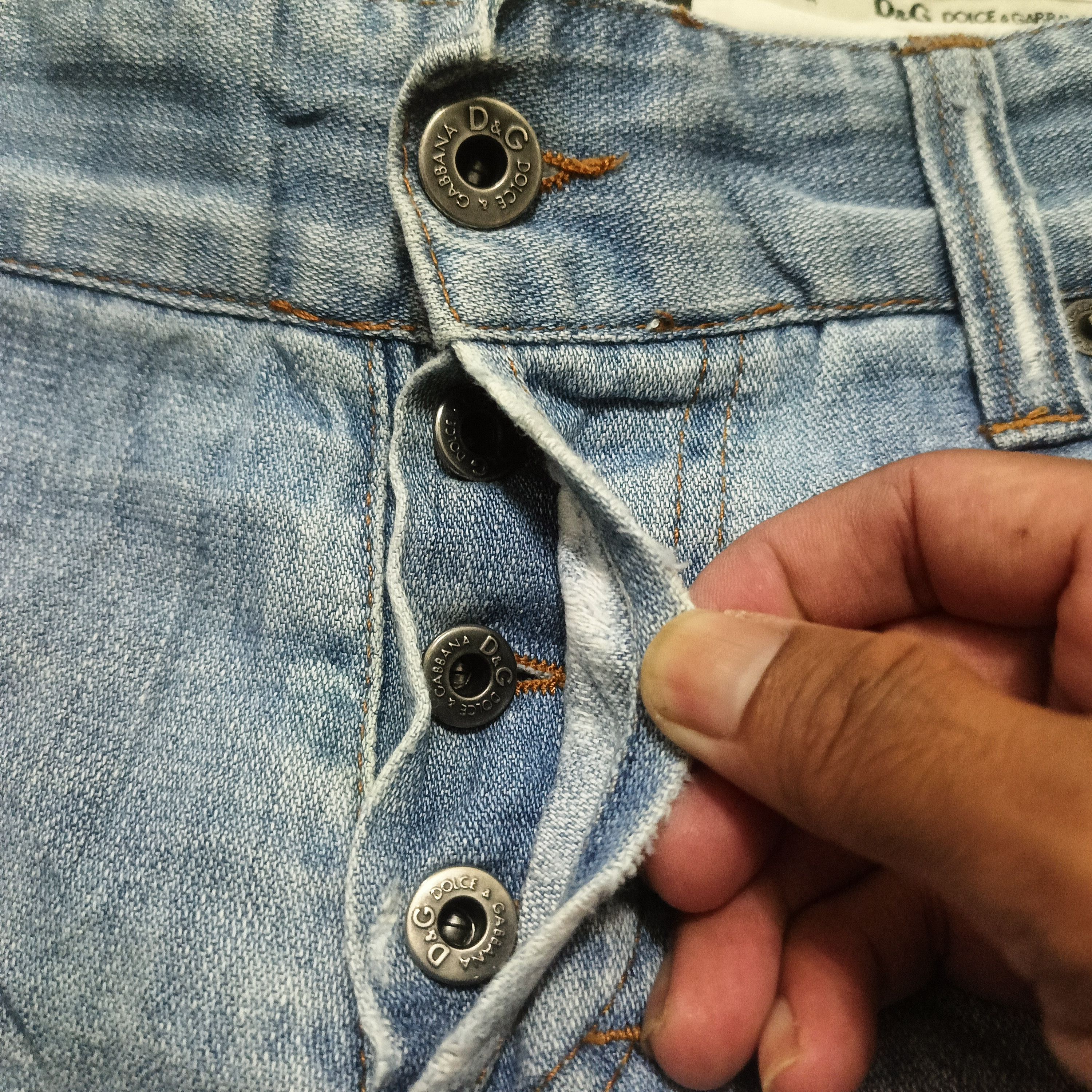 Dolce & Gabbana Dolce & Gabbana Distressed Jeans Size US 32 / EU 48 - 6 Thumbnail