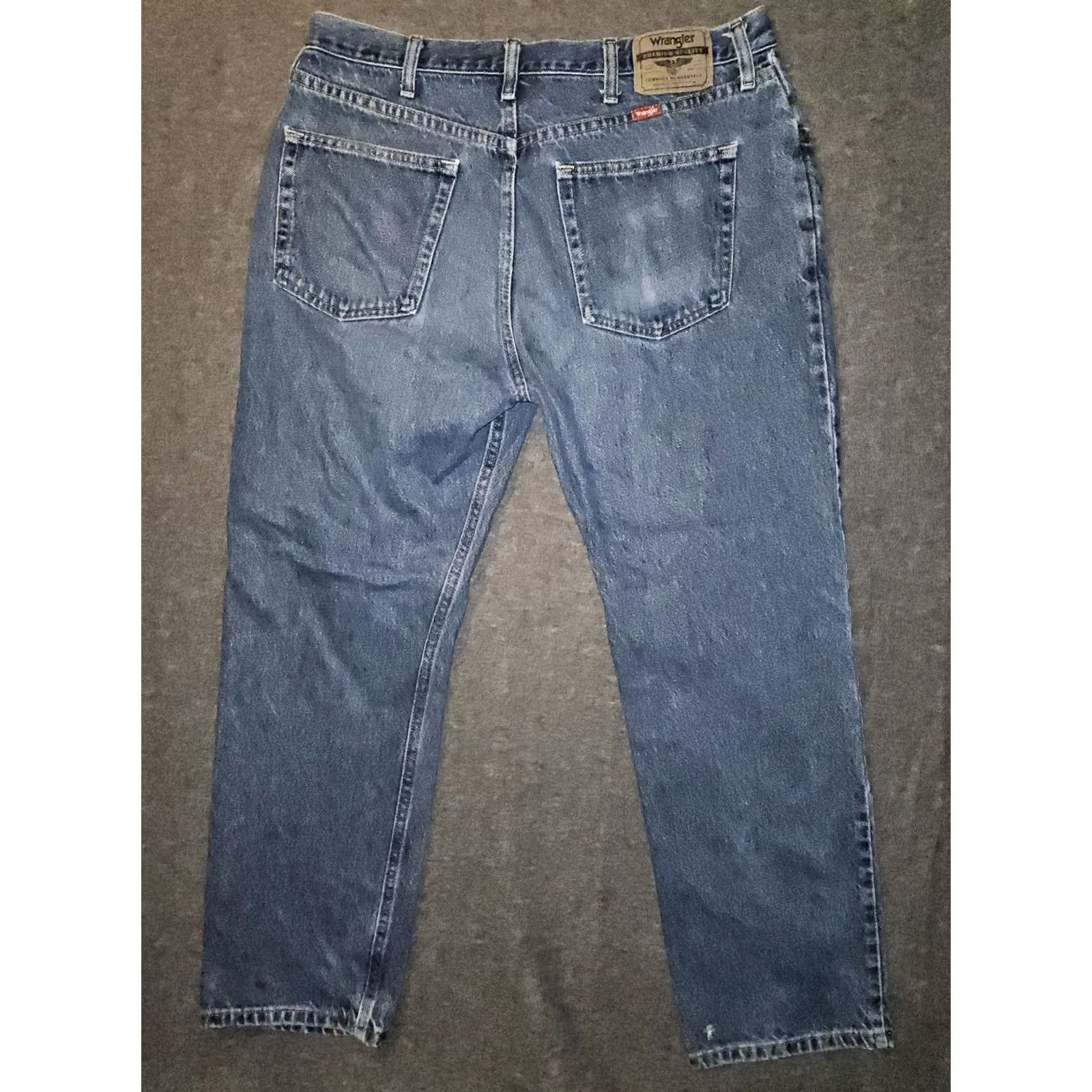 Wrangler Wrangler Jeans Men's 36x29 Straight Leg Blue Denim Western Cowboy Regular Rise 28 Inseam 36 Waist Lot of 2 Size US 36 / EU 52 - 7 Thumbnail