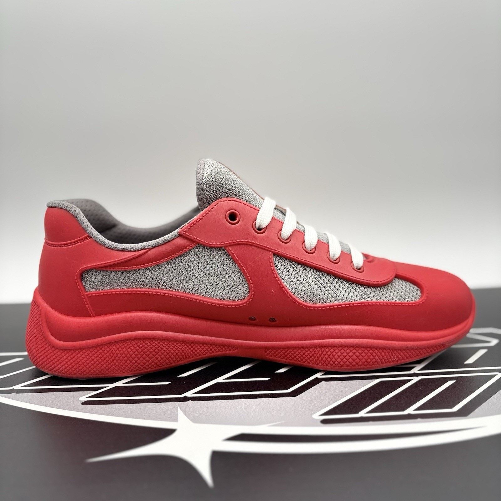 Prada Prada America's Cup Soft Rubber ' Red ' | GREAT CONDITION! Size US 11 / EU 44 - 13 Thumbnail