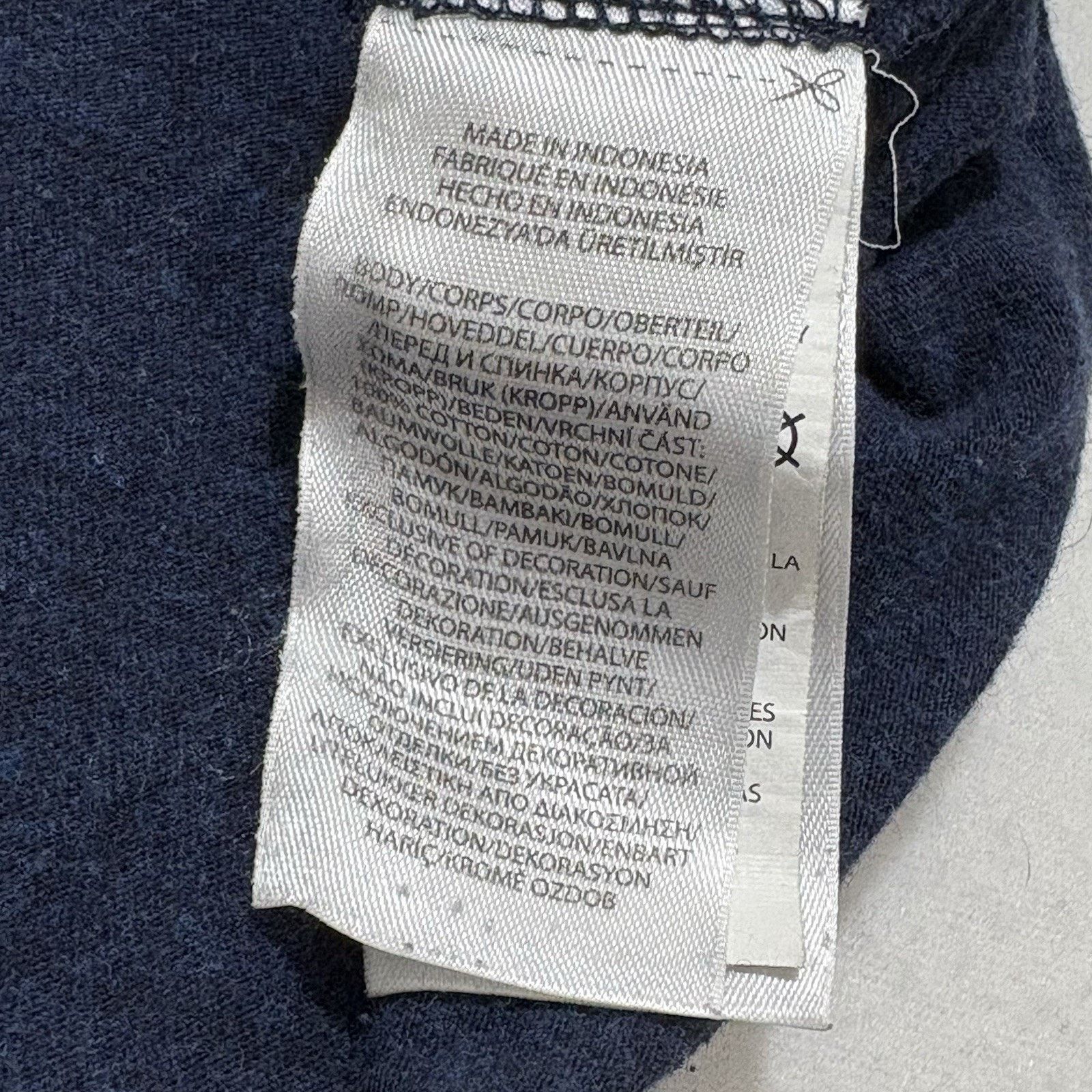 Polo Ralph Lauren Polo Ralph Lauren Large Crewneck T Shirt Navy Blue Tee Size US L / EU 52-54 / 3 - 12 Thumbnail