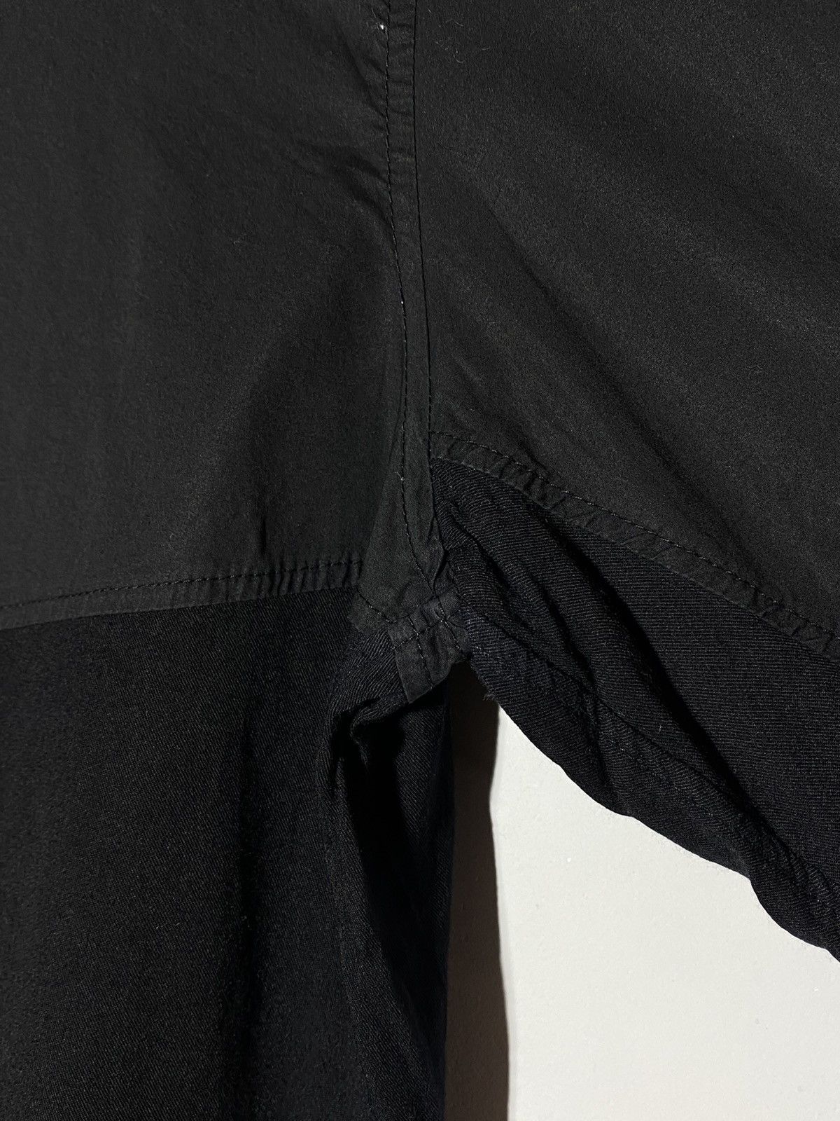 McQ Alexander McQueen MCQ Alexander McQueen Black Colorblock Avant Garde Shirt Size US L / EU 52-54 / 3 - 13 Thumbnail