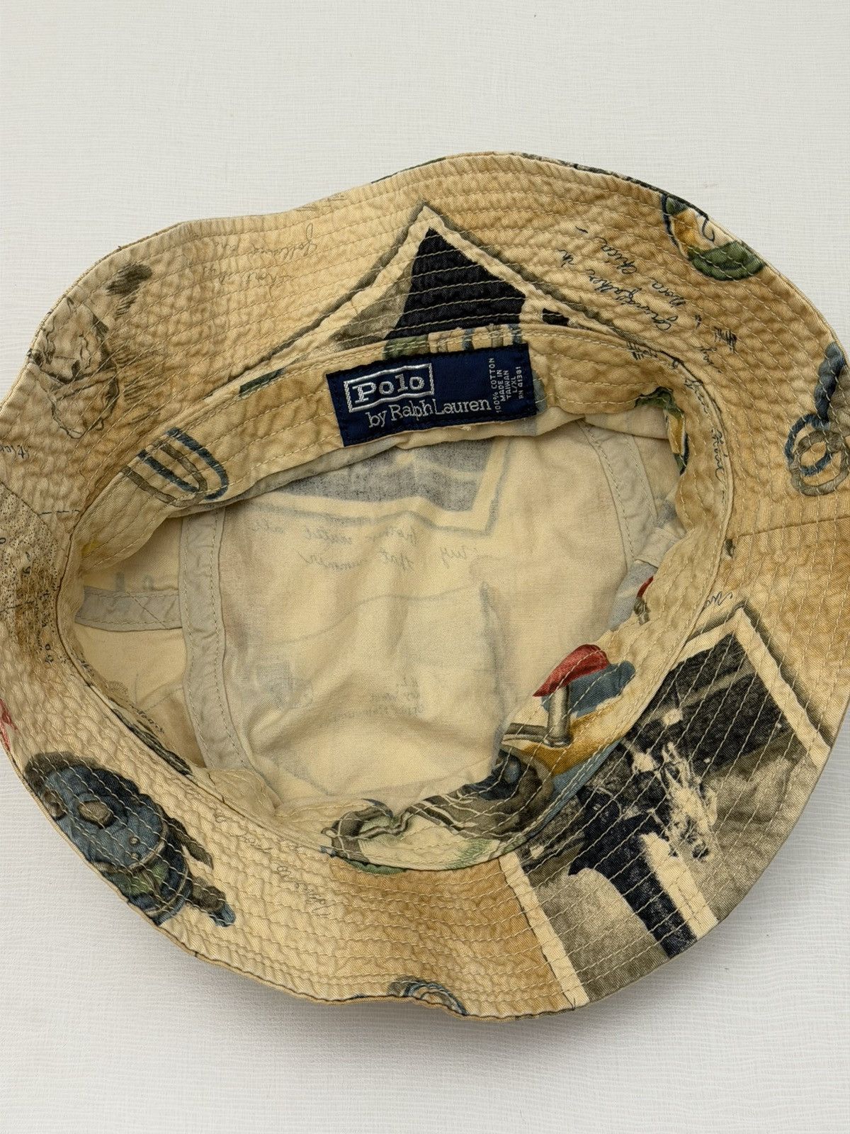 Polo Ralph Lauren Vintage 90s Polo Ralph Lauren Hemingway Fishing Bucket Hat Size ONE SIZE - 8 Thumbnail
