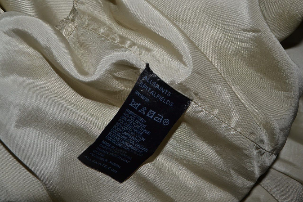 Allsaints ALL SAINTS Truman Italian Cloth Women Trench Coat Waterproof Size M / US 6-8 / IT 42-44 - 12 Thumbnail