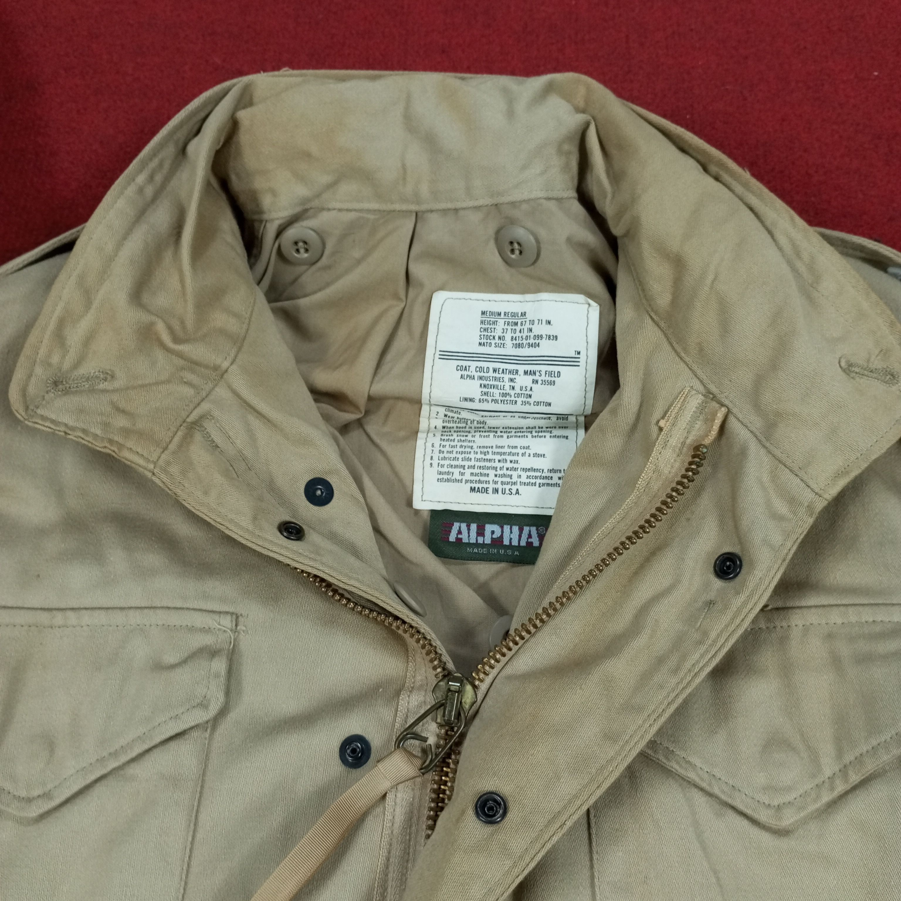 Alpha Industries × Vintage Alpha Industries X Custom Undercover Logo Style Jacket Size US M / EU 48-50 / 2 - 6 Thumbnail