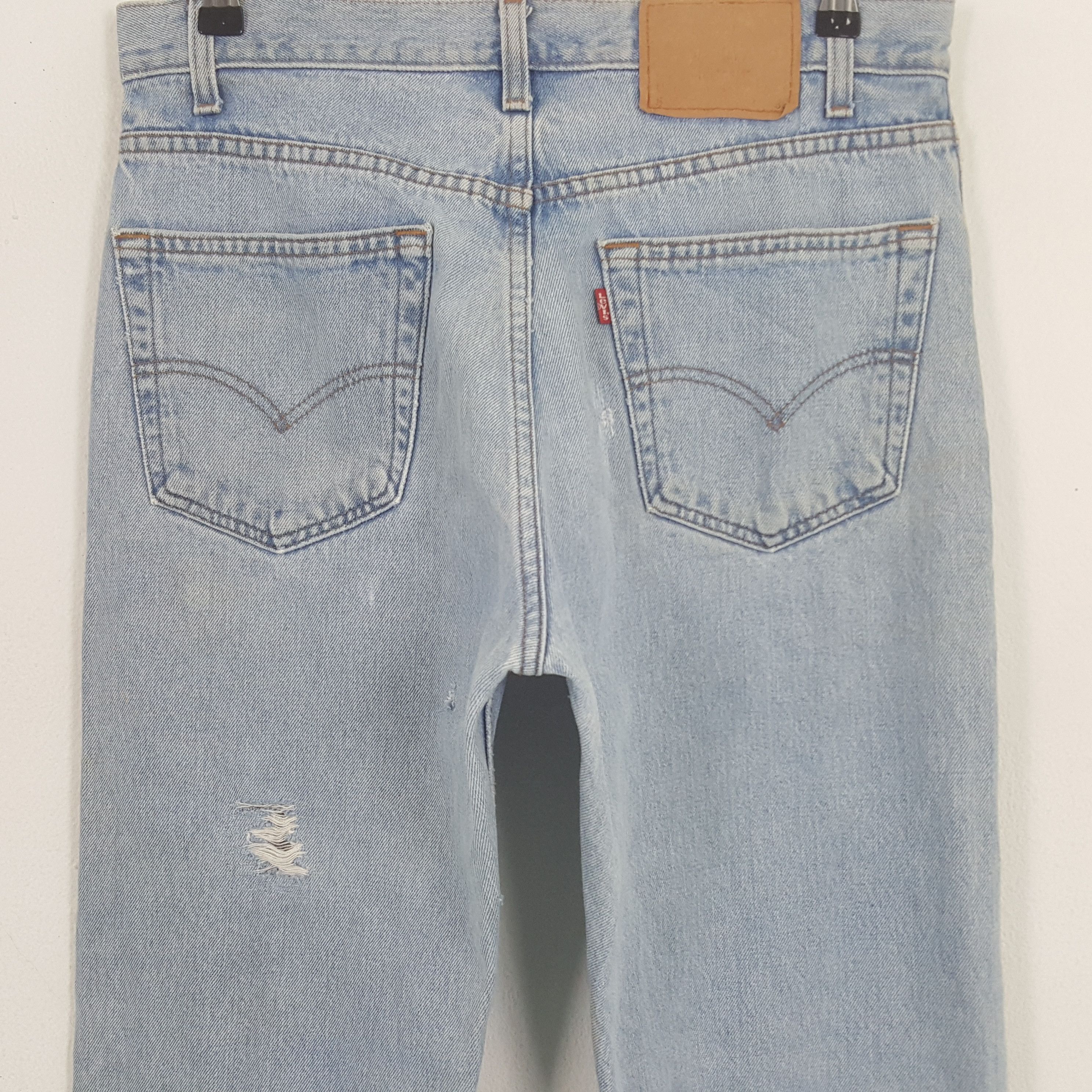 Levi's × Vintage Vintage Levi's American Distressed Style Denim Jeans Size US 32 / EU 48 - 5 Thumbnail