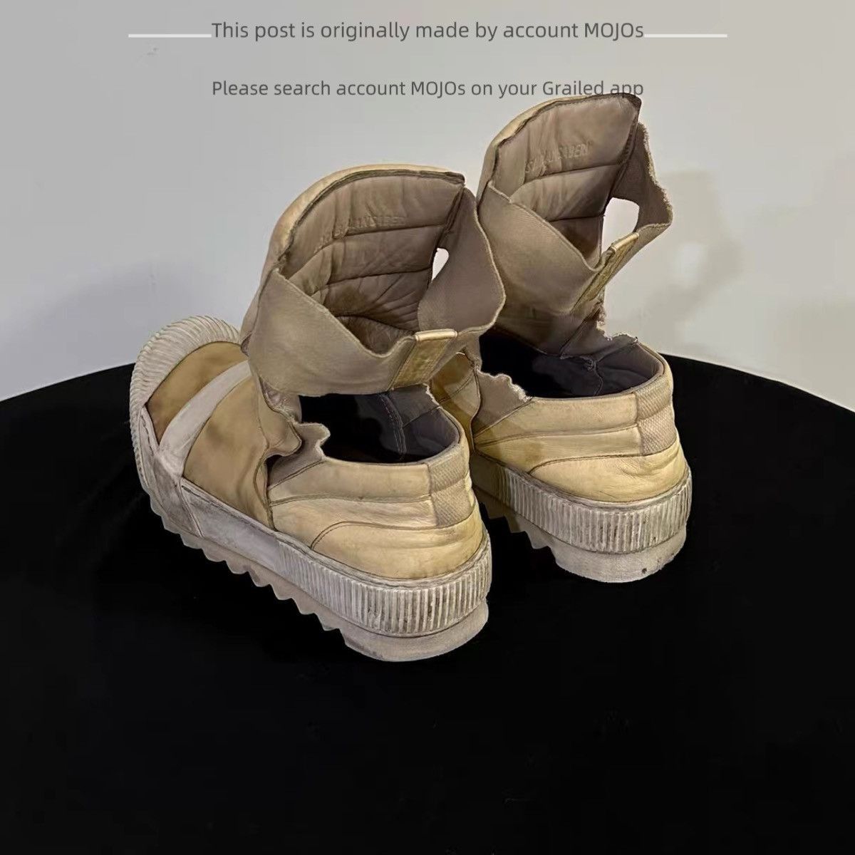 Boris Bidjan Saberi Sz 42 Boris Bidjan Saberi Fading Leather Boots m.ojos Size US 9 / EU 42 - 4 Thumbnail