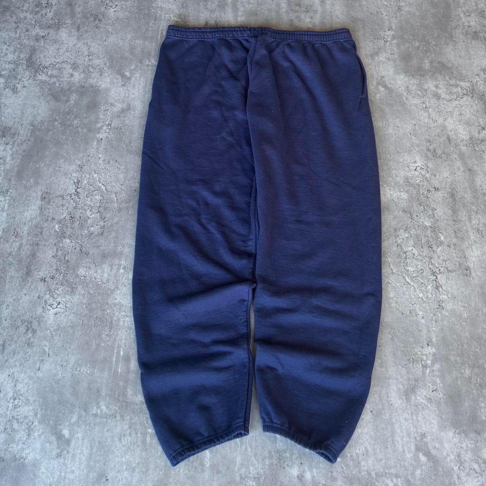 Japanese Brand × Vintage Vintage Y2K Baggy Navy Blue Grunge Opium Jogger Sweatpants Size US 42 / EU 58 - 2 Thumbnail