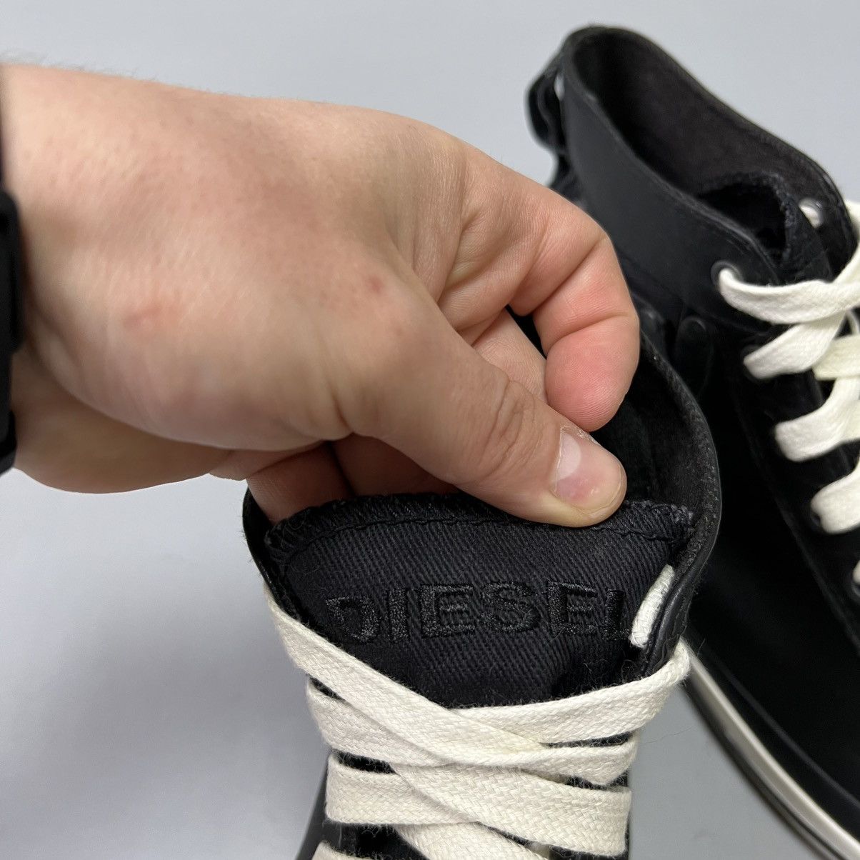Diesel Diesel Avant Garde Leather Shoes y2k high trainers vintage Size US 12 / EU 45 - 14 Thumbnail