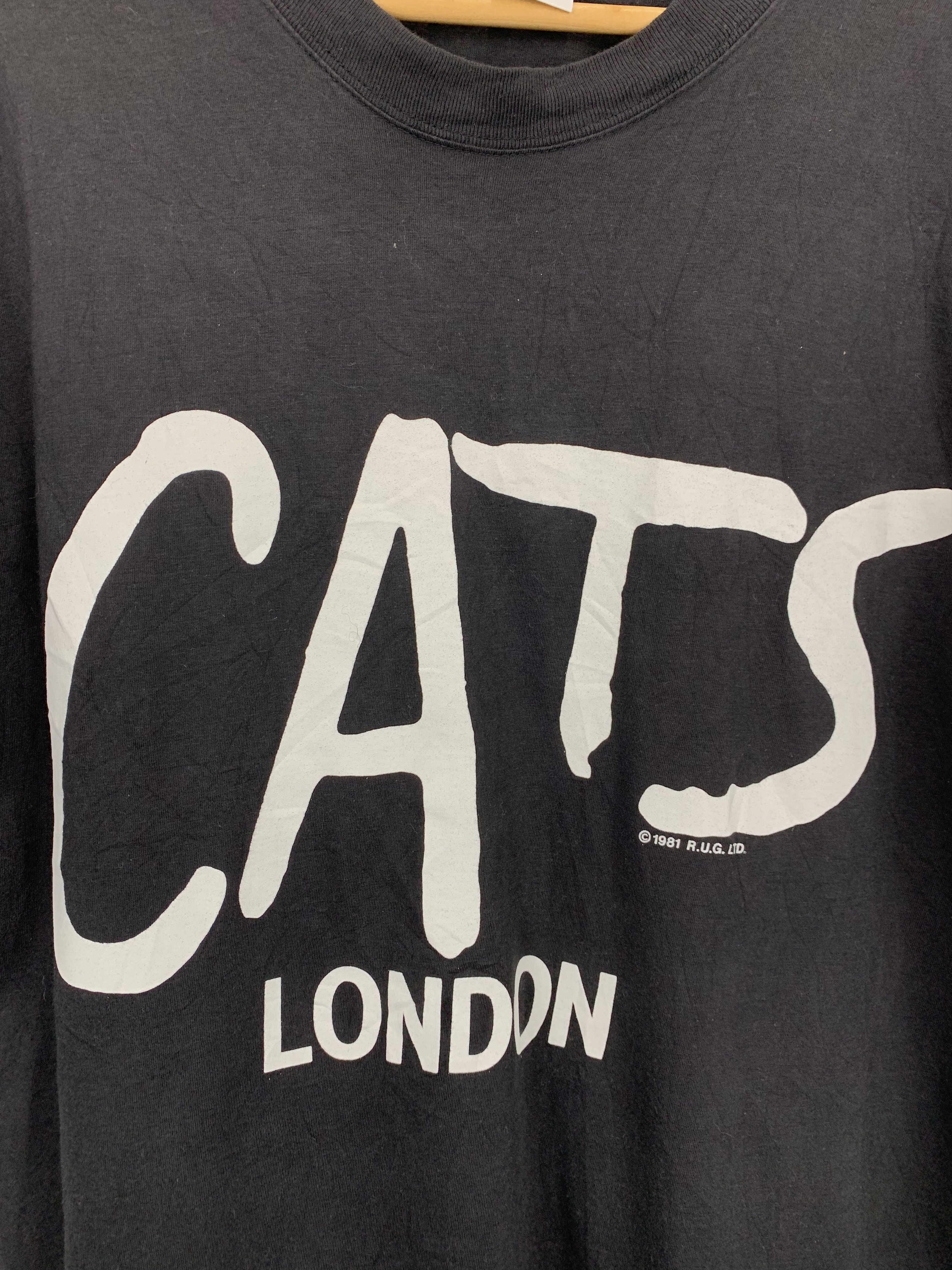 Other Vintage 80s Cats London T Shirt TA0124 Size US L / EU 52-54 / 3 - 6 Thumbnail