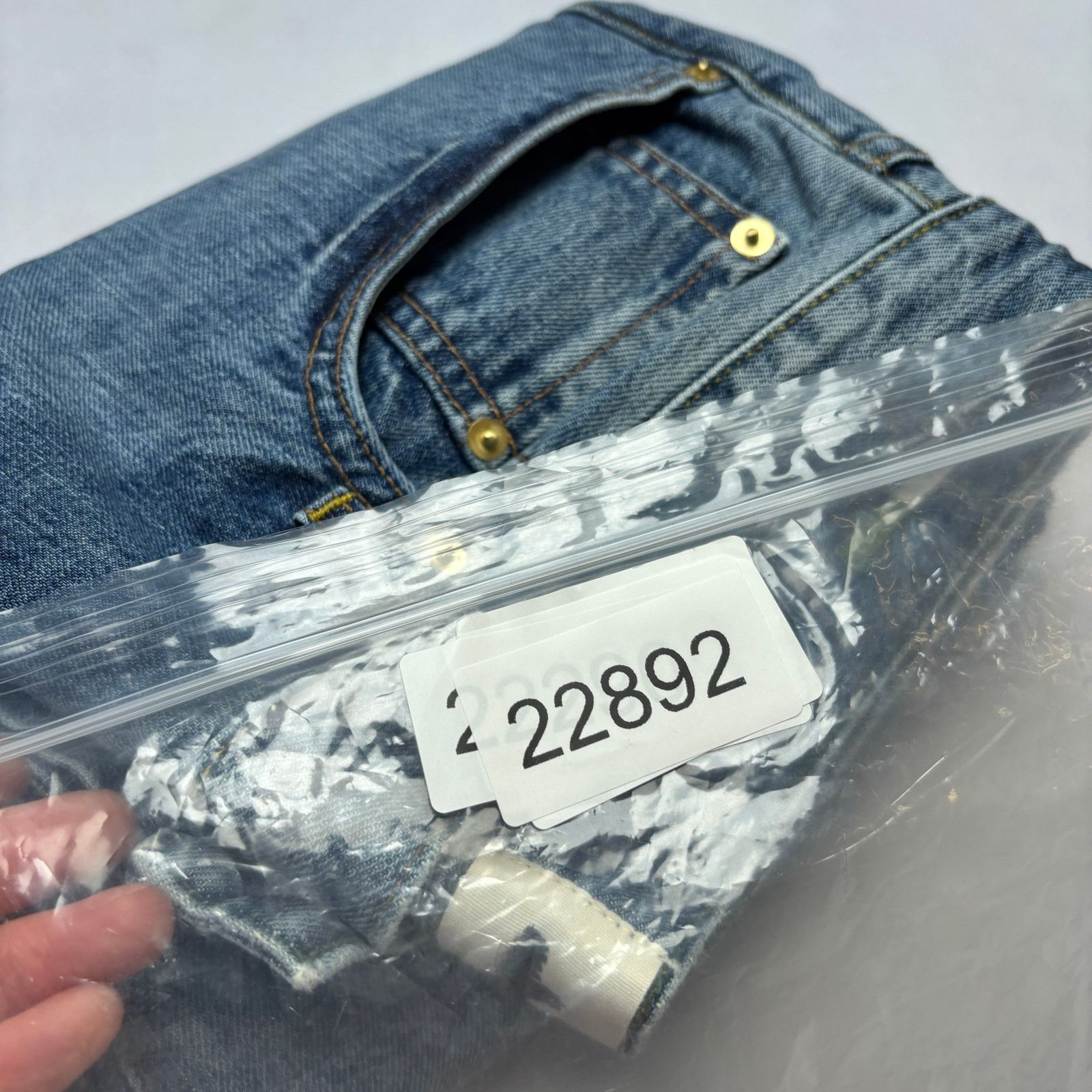 Sid Mashburn $175 Sid Mashburn Slim Straight Jeans 34x32 Made in USA Size US 34 / EU 50 - 13 Thumbnail