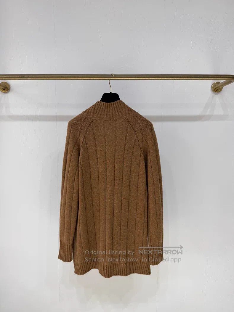 Loro Piana Loro Piana Camel Baby Cashmere Cashmere Linen Open Front J Size S / US 4 / IT 40 - 2 Thumbnail