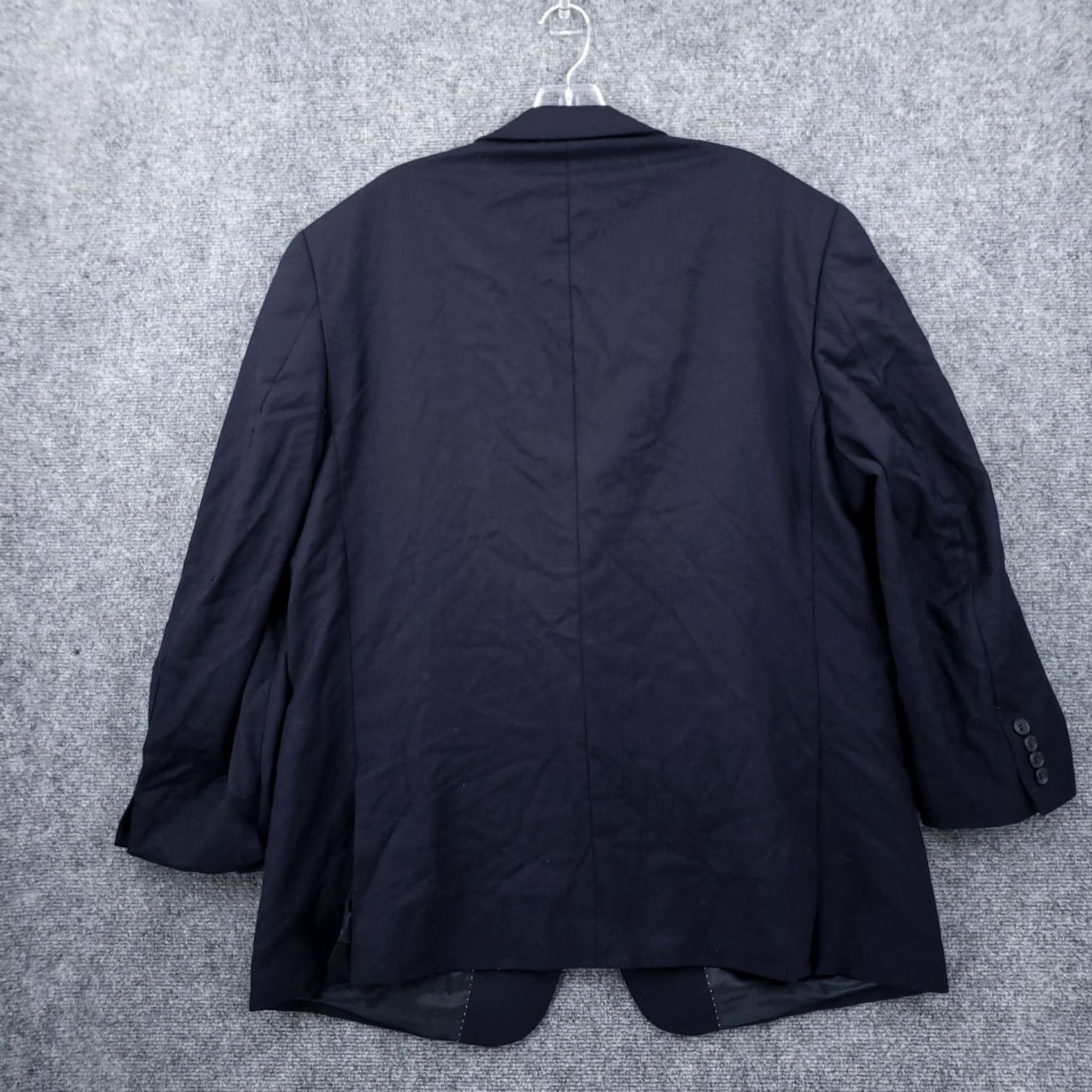 Kenneth Cole Kenneth Cole Suit Jacket Mens 46 Regular Blue Formal Two-Button Long Sleeve Wool Jacket/Coat Regular Size 46 Blue Wool Mens Size US XXL / EU 58 / 5 - 2 Thumbnail