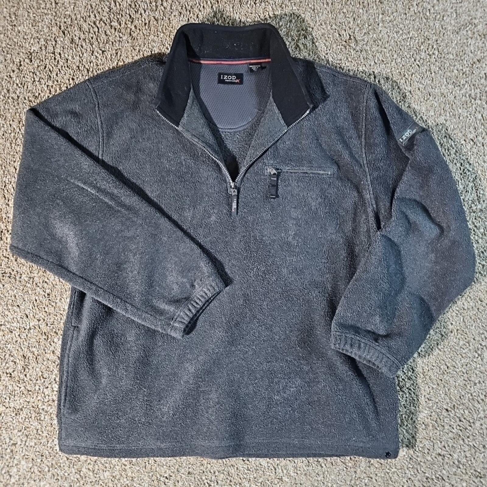 Izod IZOD PerformX XL 1/4 Zip Sweater Size US XL / EU 56 / 4 - 1 Thumbnail