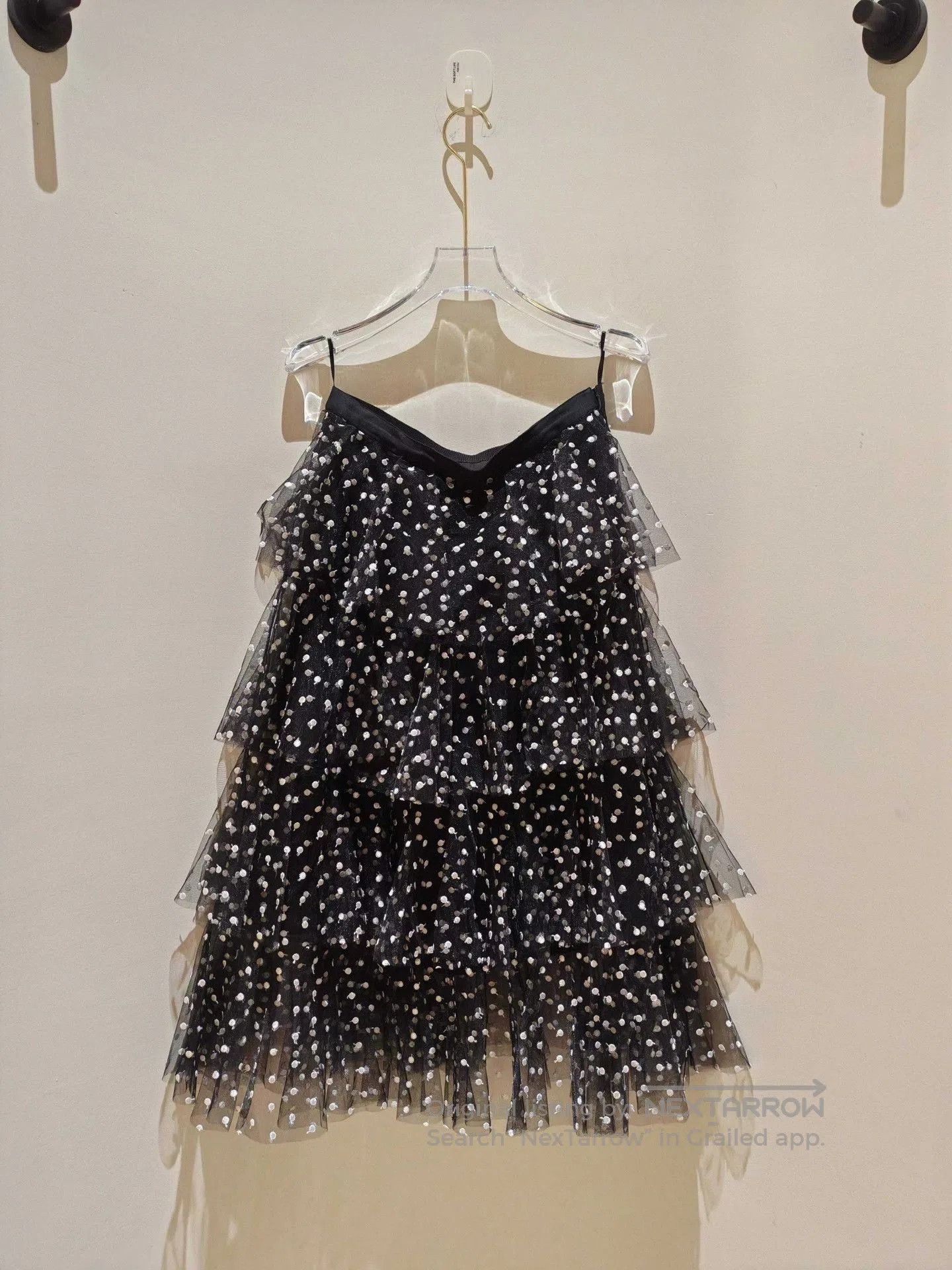 Philosophy di Lorenzo Serafini Philosophy Polka Dot Tulle Tiered Skirt. Size 28" / US 6 / IT 42 - 2 Thumbnail