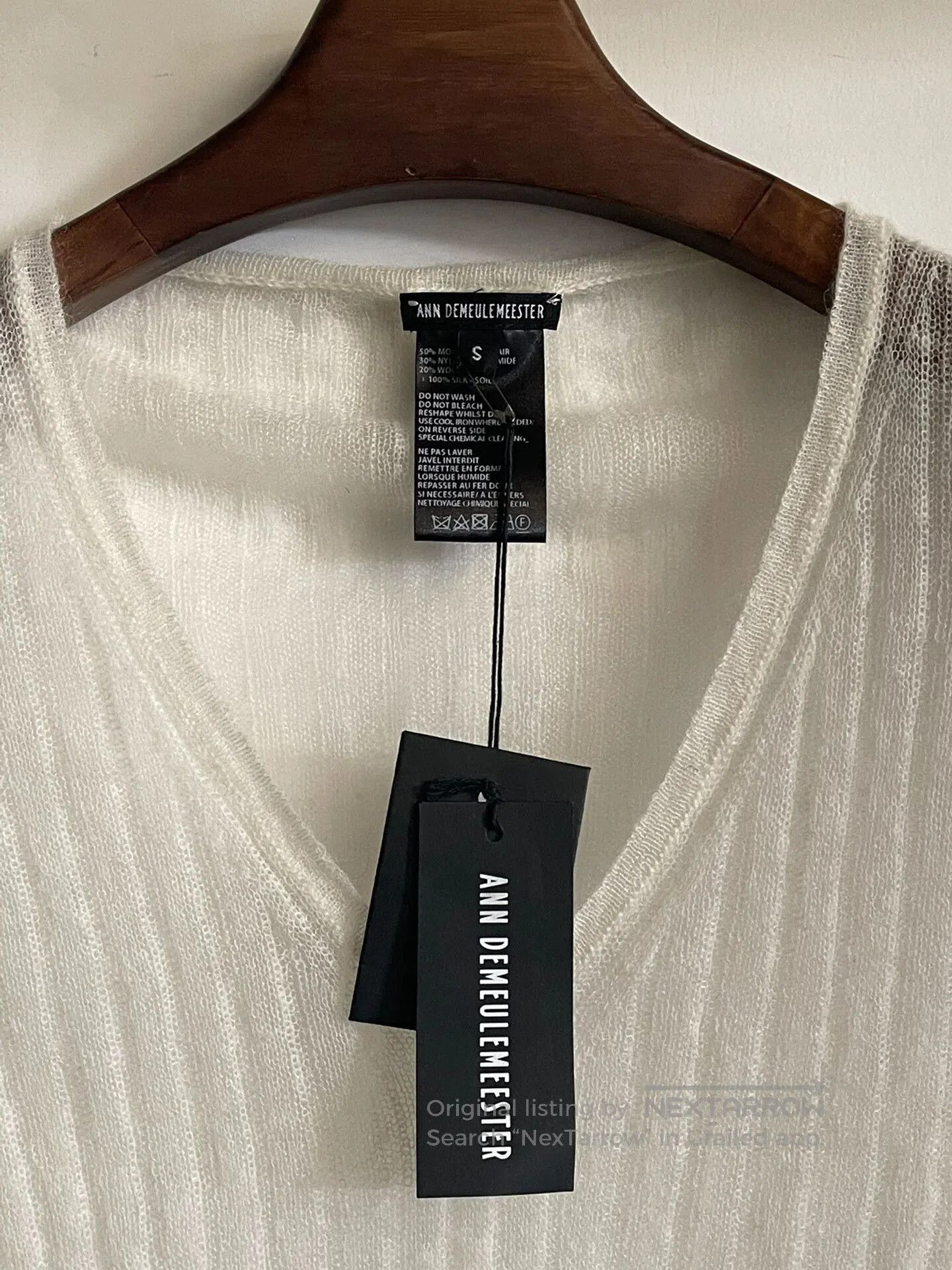Ann Demeulemeester Ann Demeulemeester Mohair Knit Top. Size S / US 4 / IT 40 - 7 Thumbnail