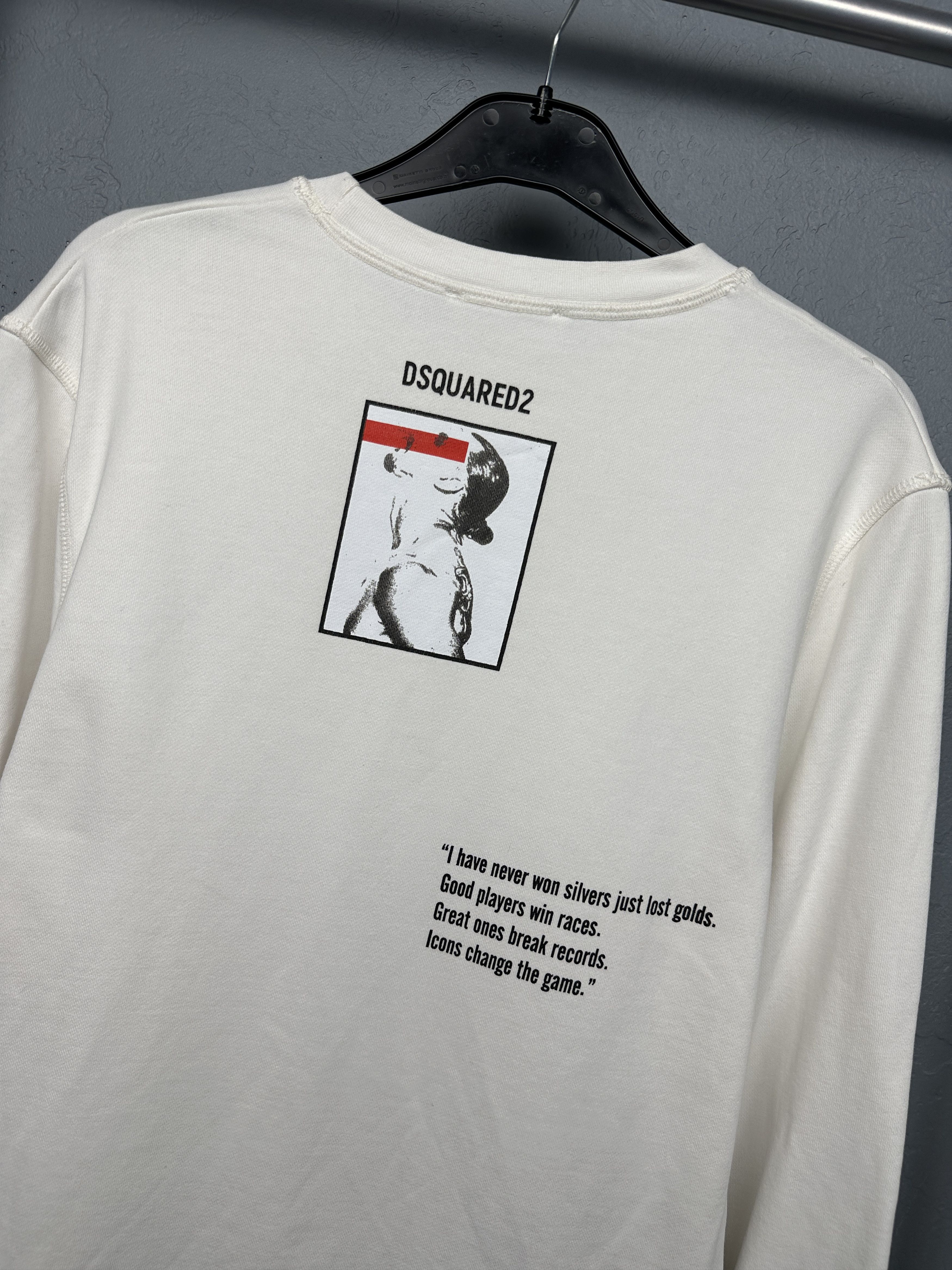 Dsquared2 Dsquared2 Icon Ibrahimovic Mens Crew Neck Sweatshirt Size US XXL / EU 58 / 5 - 9 Thumbnail