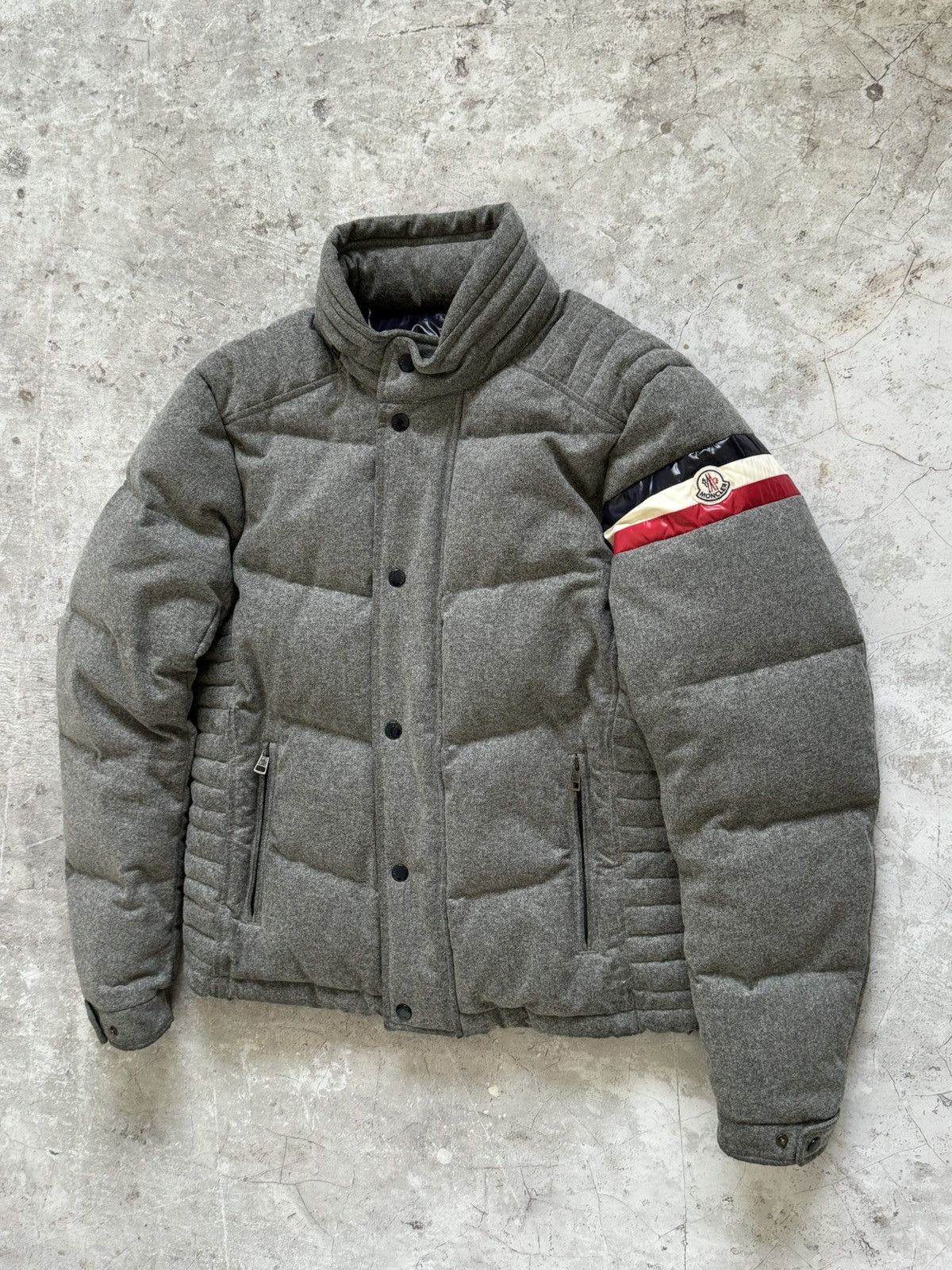 Moncler Moncler Chartreuse wool puffer jacket Size US XL / EU 56 / 4 - 3 Thumbnail