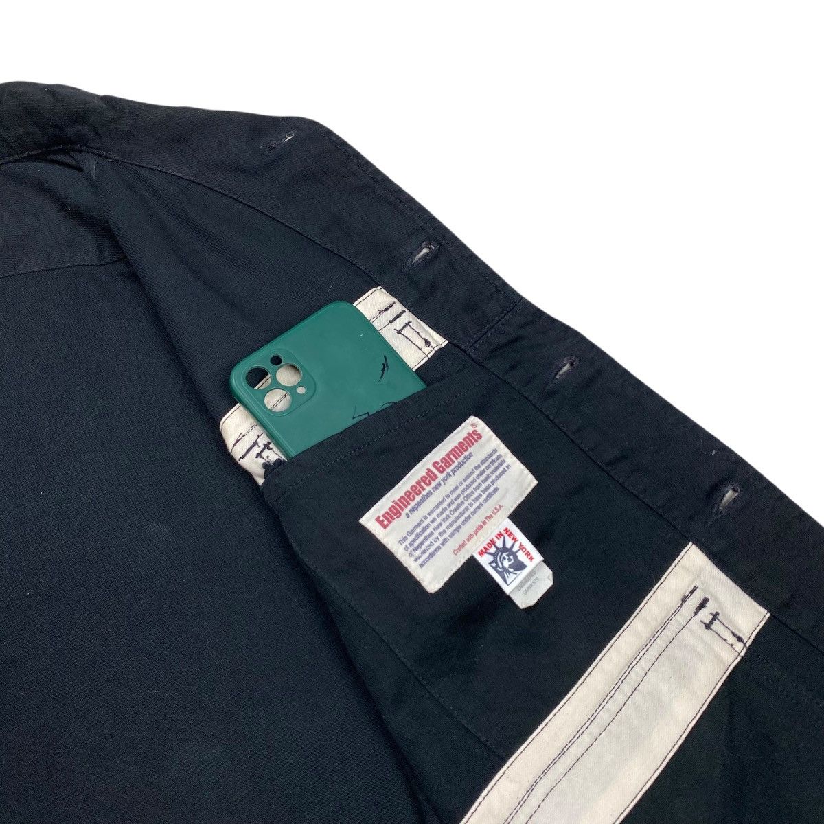 Engineered Garments × Needles × Nepenthes Engineered Garments Shawll Collar Denim Jacket Size US S / EU 44-46 / 1 - 7 Thumbnail