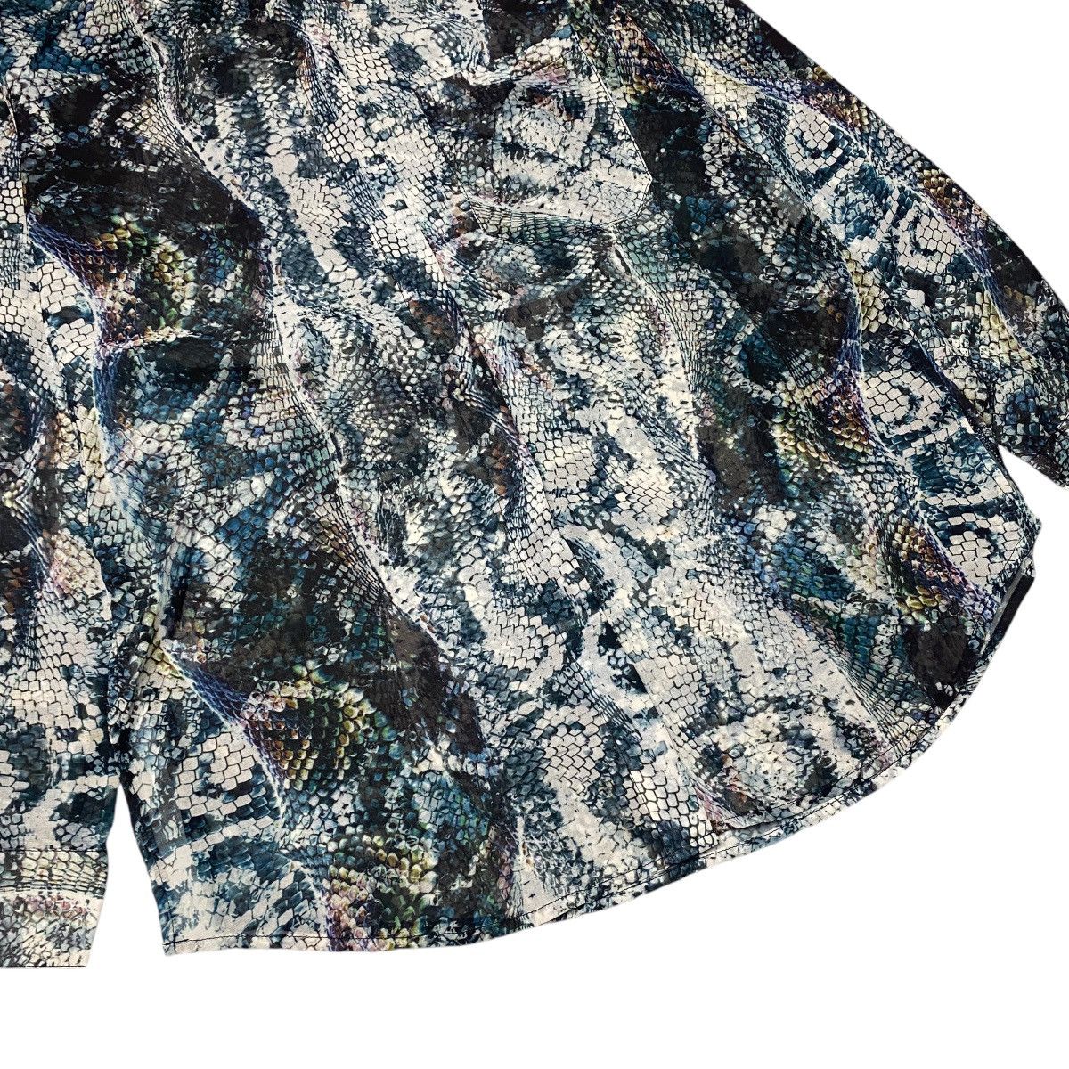 If Six Was Nine 2000's Ksubi Snakeskin Mesh Shirts Size US M / EU 48-50 / 2 - 5 Thumbnail