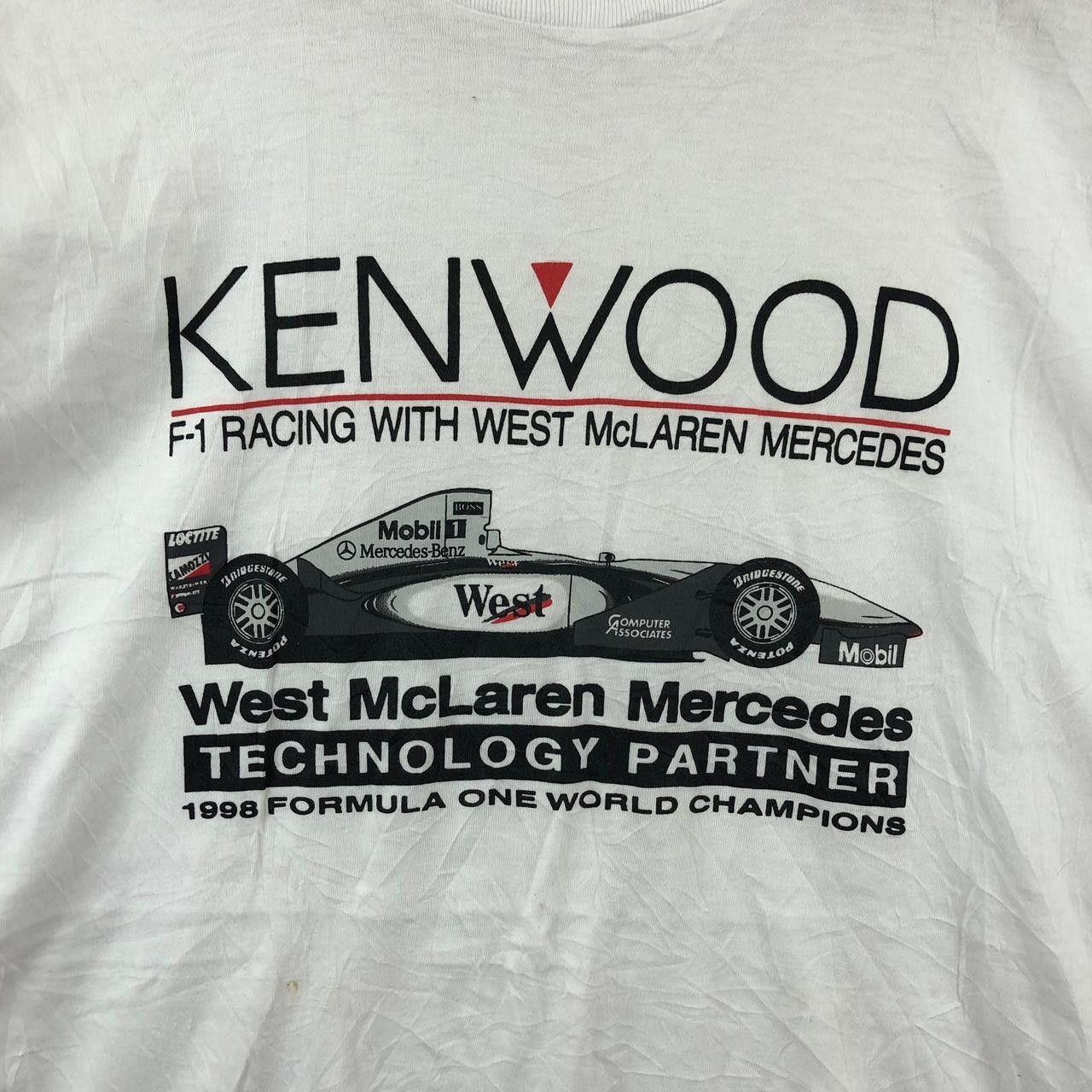 Vintage Vintage WEST MCLAREN MERCEDES F1 Racing Tee Shirt Kenwood Size US M / EU 48-50 / 2 - 5 Thumbnail