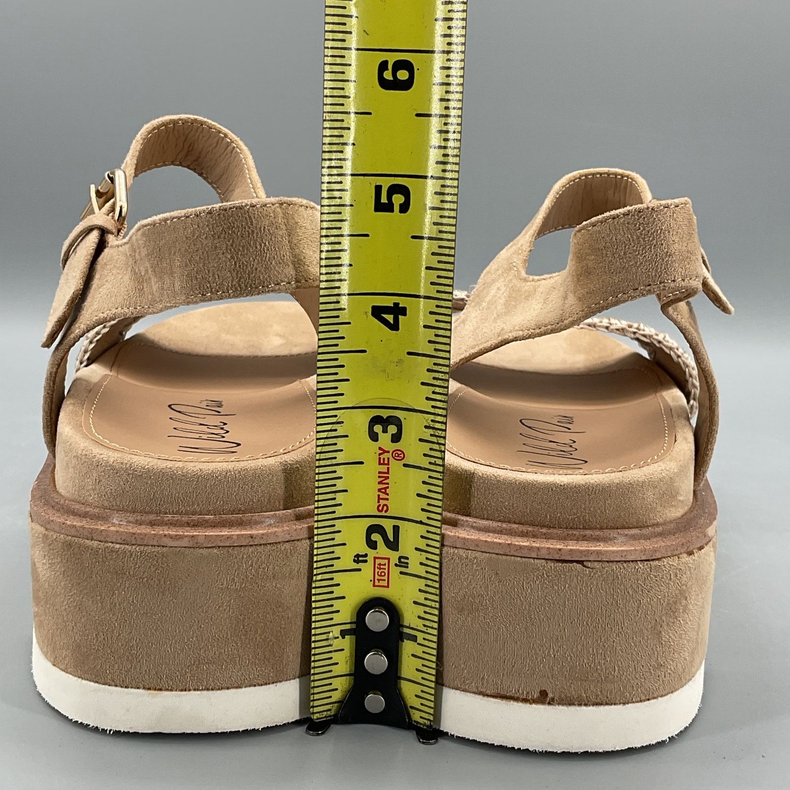 Other NEW Wild Pair Women’s Milliee Platform Sandals Tan Size 9.5M Size US 9.5 / IT 39.5 - 4 Thumbnail