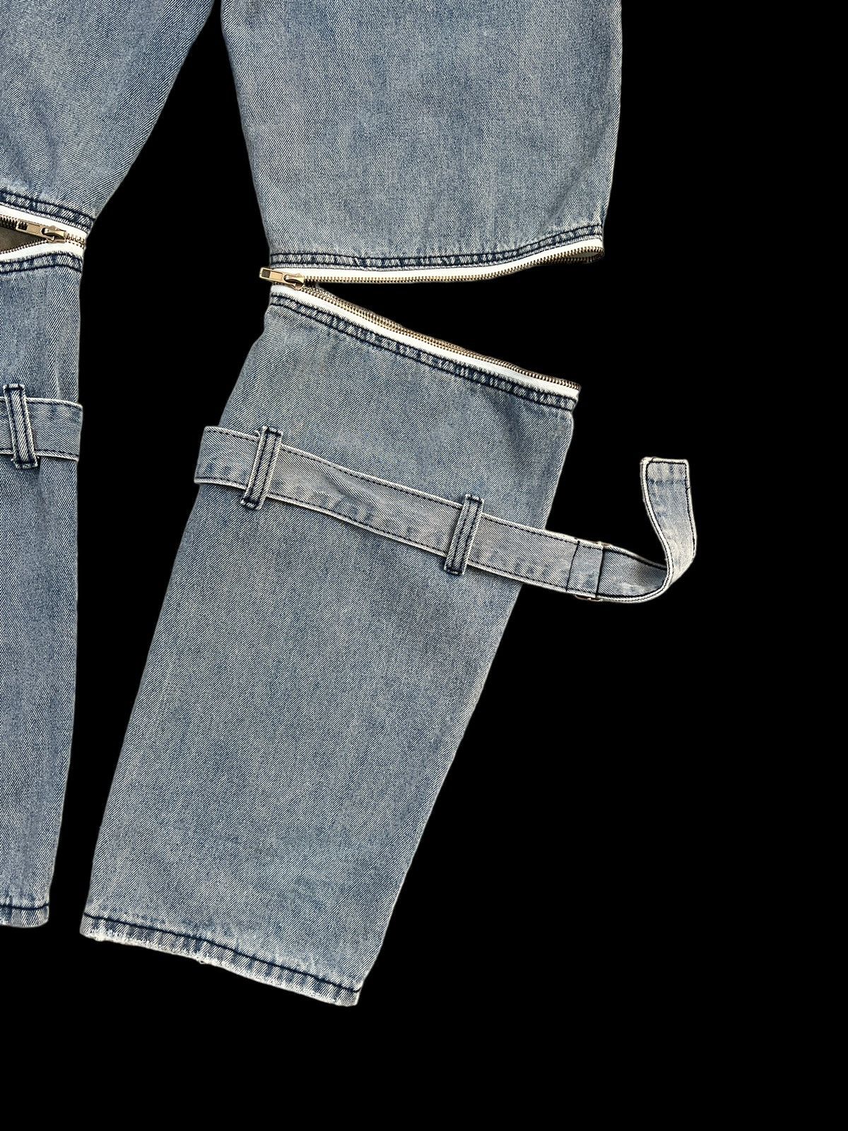 Japanese Brand × Seditionaries Volcan & Aphrodite 🇯🇵 Washed Denim Bondage Pants Size US 30 / EU 46 - 10 Thumbnail