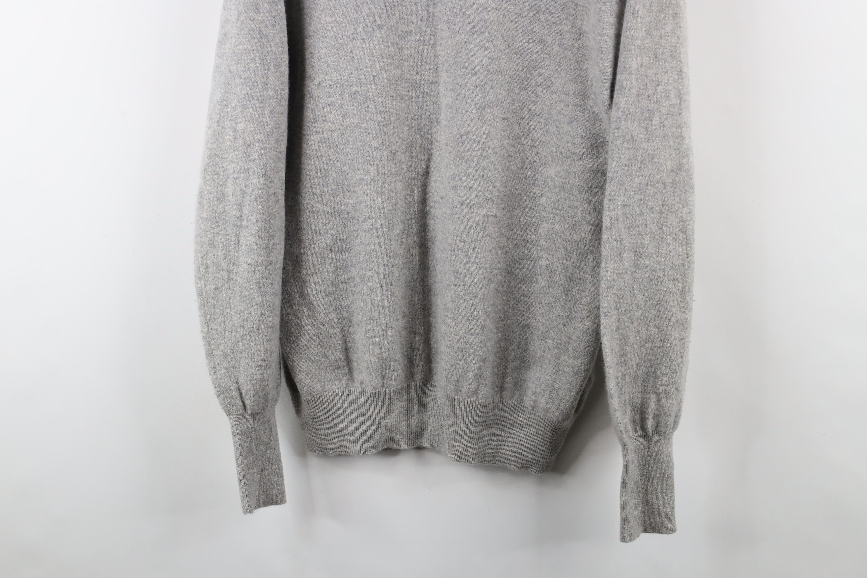 Vintage Vintage 90s Streetwear Blank Soft Cashmere Knit Sweater Size US L / EU 52-54 / 3 - 3 Thumbnail
