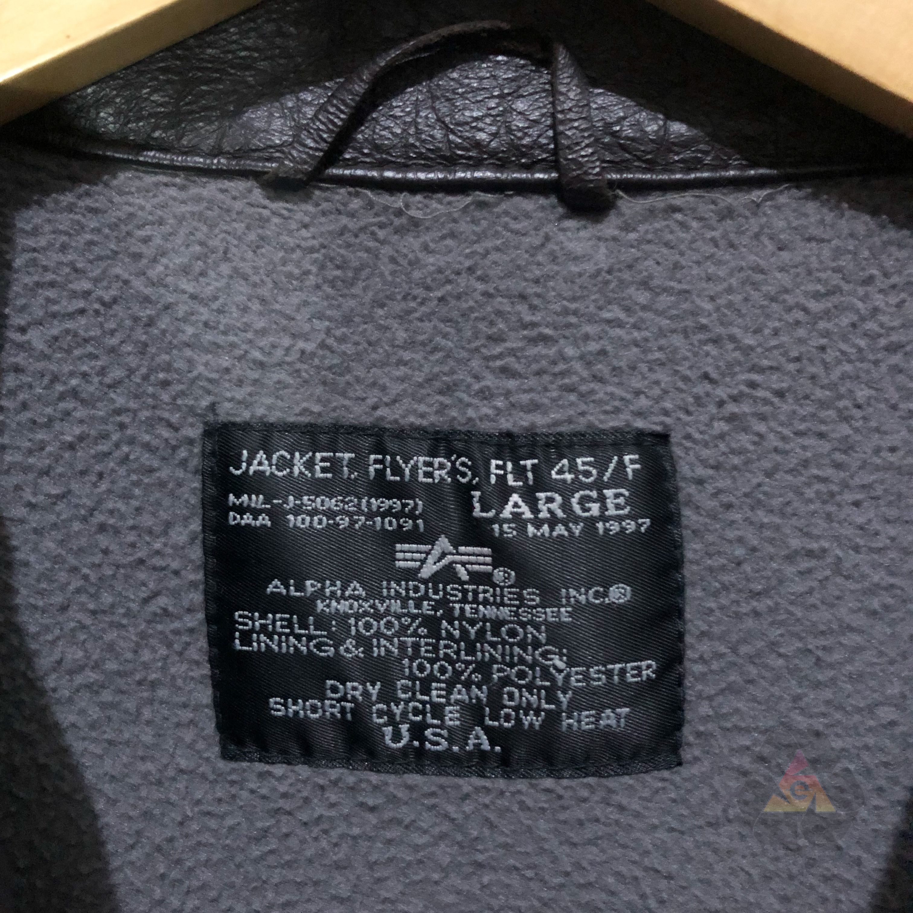 Alpha Industries Vintage 90s Alpha Industries Flayer's FLT45F Mil-J-5062 Size US L / EU 52-54 / 3 - 10 Thumbnail