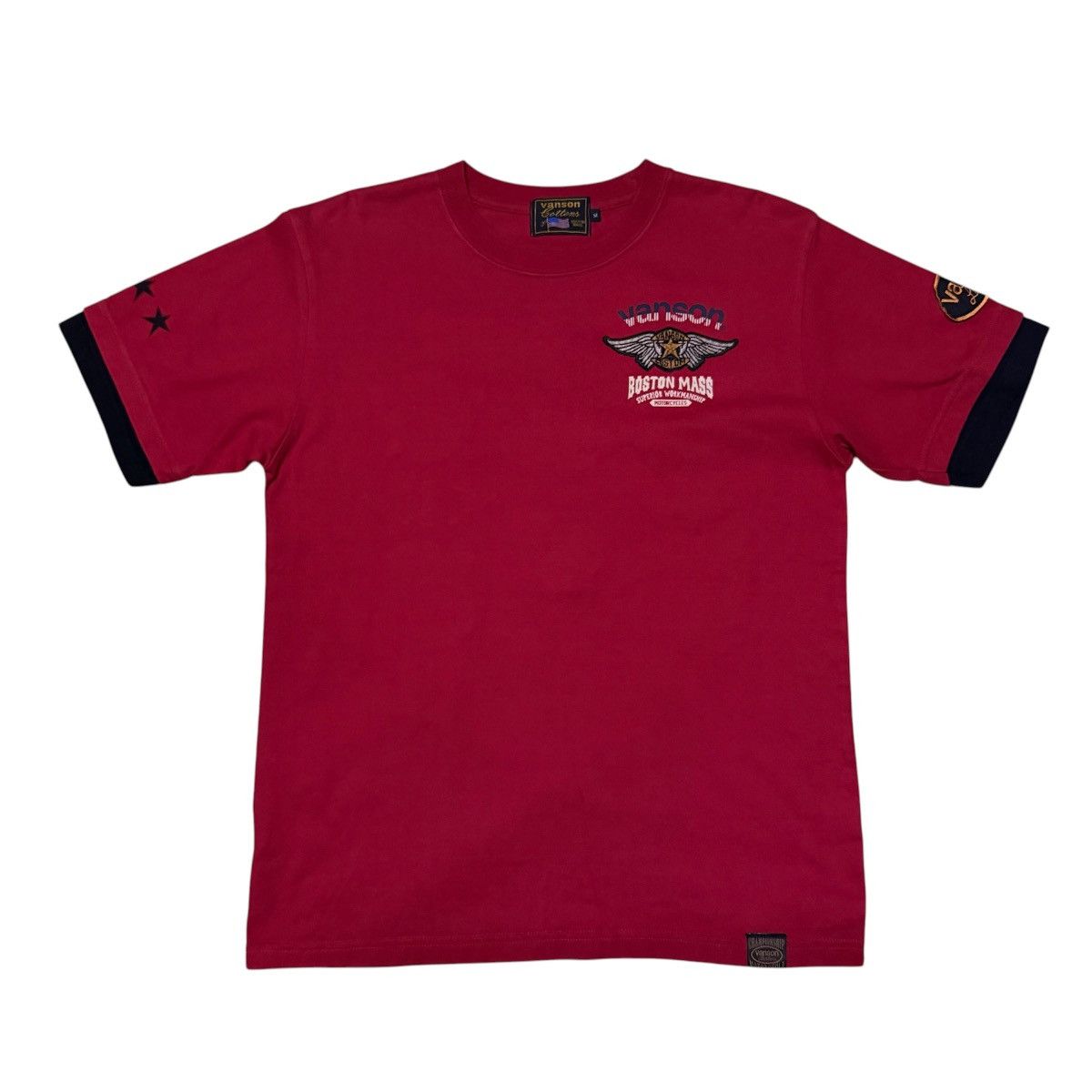 Vanson Leathers Vanson Leathers Full Patches T Shirt Size US M / EU 48-50 / 2 - 2 Thumbnail