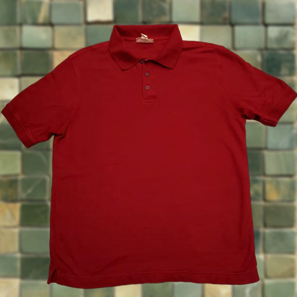 Dockers VINTAGE Dockers Shirt Mens M Red 100% Organic Cotton Short Sleeve Casual Polo Button-Up VTG Size US M / EU 48-50 / 2 - 1 Thumbnail