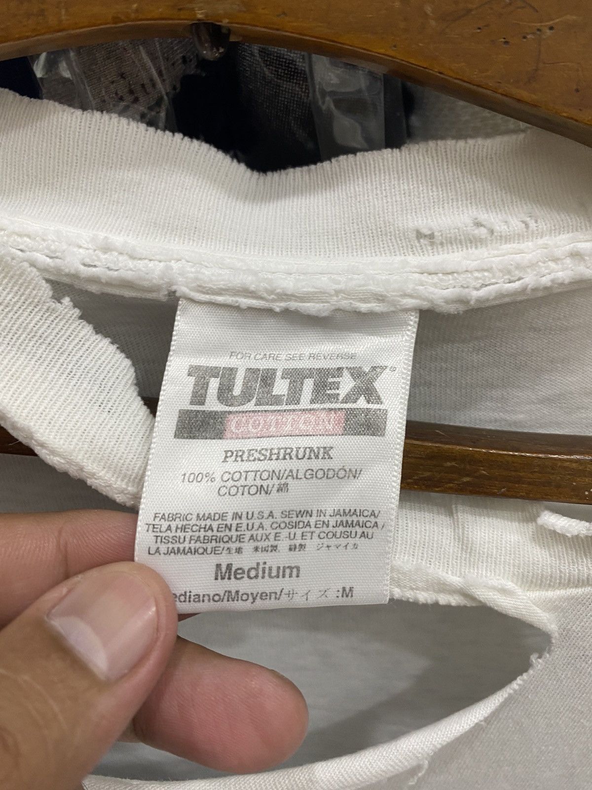 Tultex DISTRESSED SAIPAN TSHIRT Size US M / EU 48-50 / 2 - 12 Thumbnail