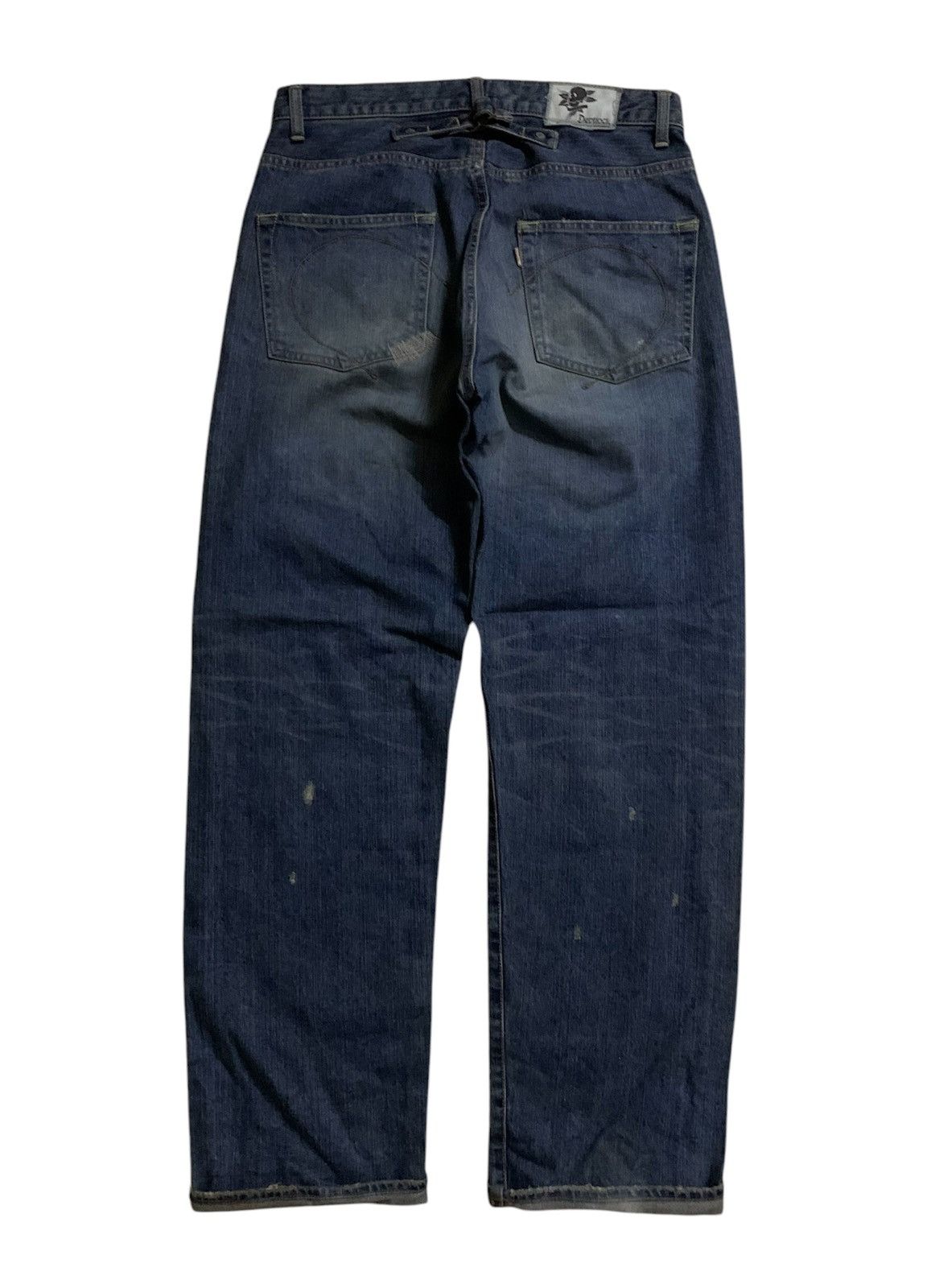 Hysteric Glamour 💥Vtg Devilock Japan Buckle Back Denim Size US 31 - 2 Thumbnail