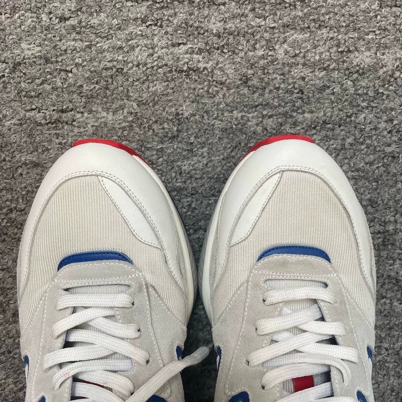 Louis Vuitton Louis Vuitton Trail White Grey Blue Sneakers Size US 8 / EU 41 - 3 Thumbnail