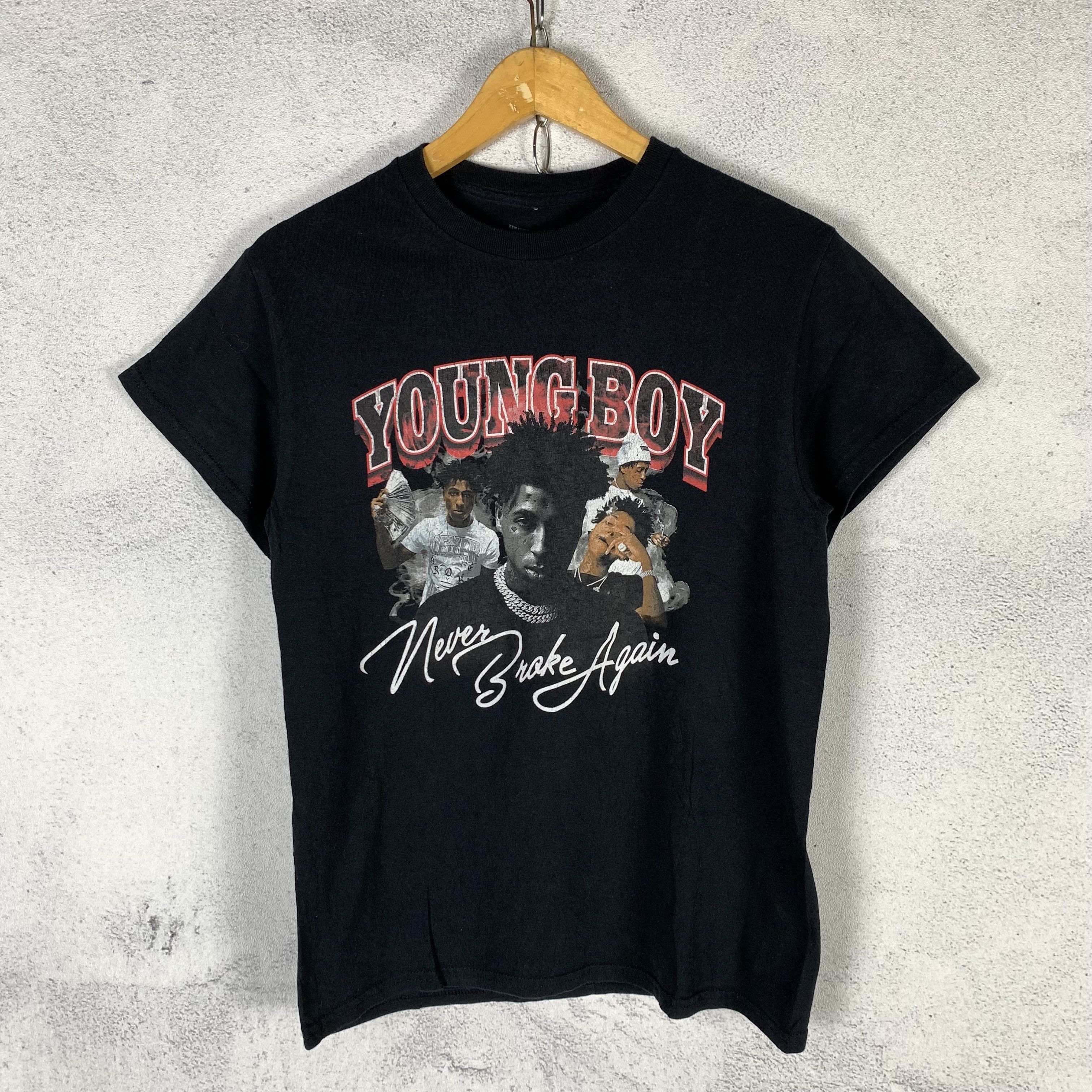 Rap Tees Black NBA Youngboy Never Broke Again Tshirt Size US S / EU 44-46 / 1 - 1 Thumbnail