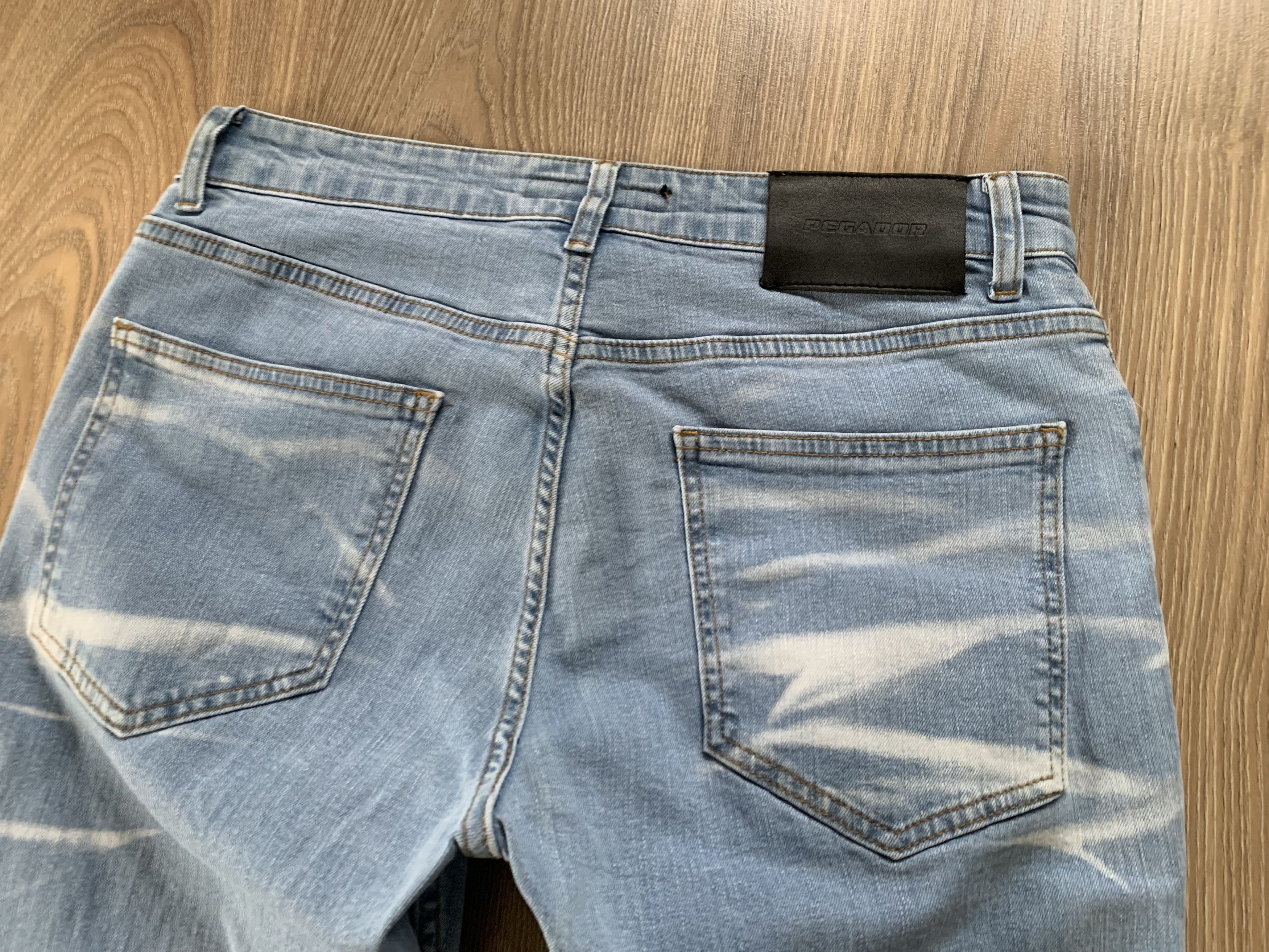 Other Mens Pegador Bray Straight Light Blue Zip Jeans Size US 32 / EU 48 - 5 Thumbnail