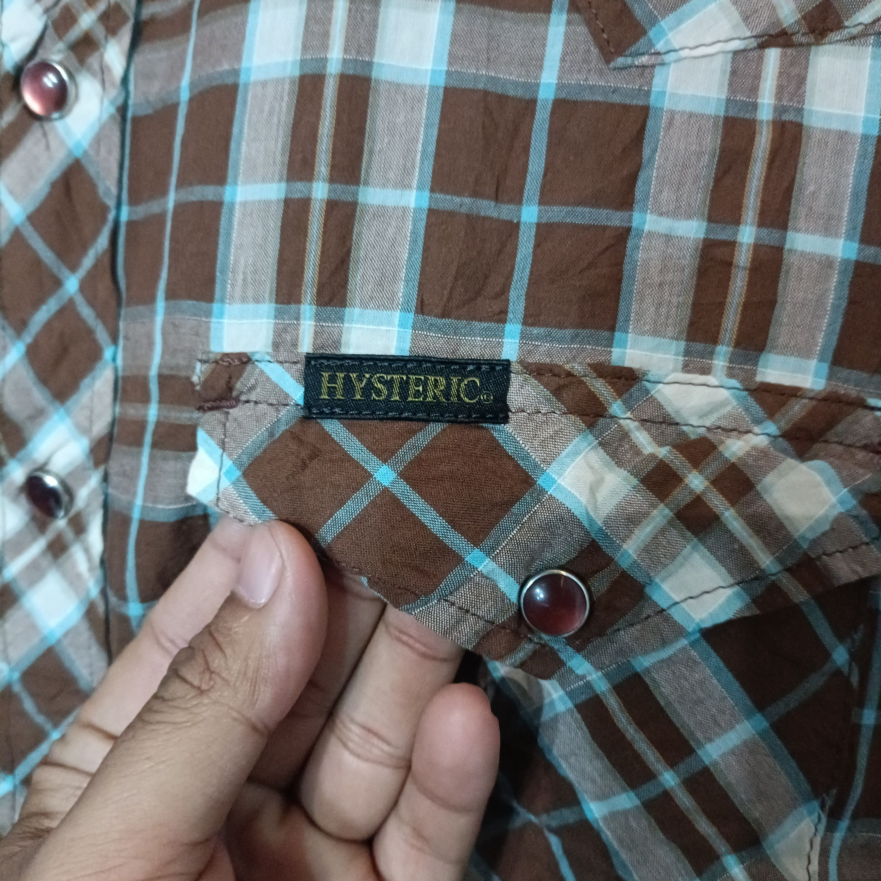 Hysteric Glamour Vintage Hysteric Glamour Flannel Shirt Size US L / EU 52-54 / 3 - 3 Thumbnail