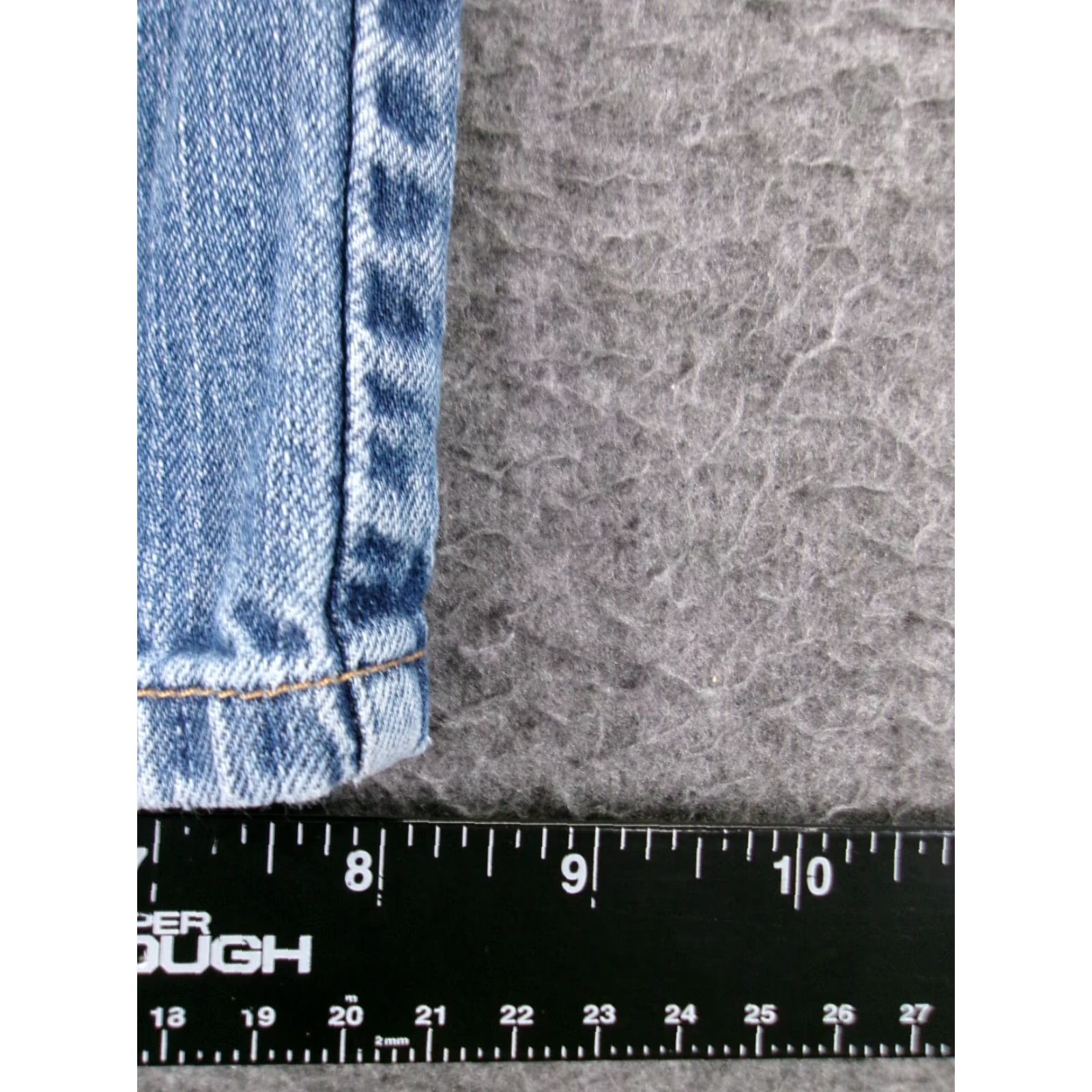 Vintage L.L. Bean Jeans Women 12 Tall Blue Straight Denim 5-Pocket Mid Rise 30.5in 80s 90s Western Womens Size 34" / US 12 / IT 48 - 7 Thumbnail