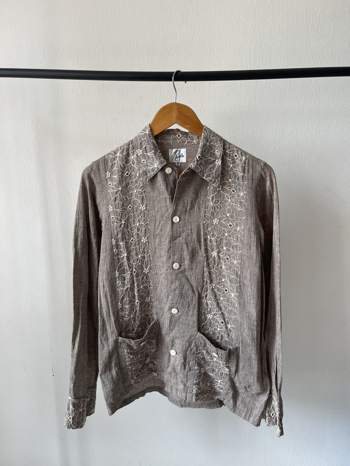 Needles Needless Flower embroidered Button Up Size US S / EU 44-46 / 1 - 1 Thumbnail